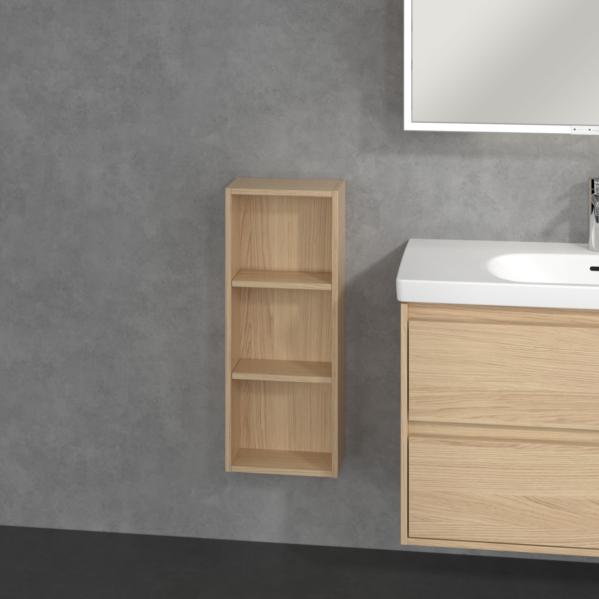 MY VIEW + by Villeroy & Boch - Mobile bagno a giorno sospeso - 33
