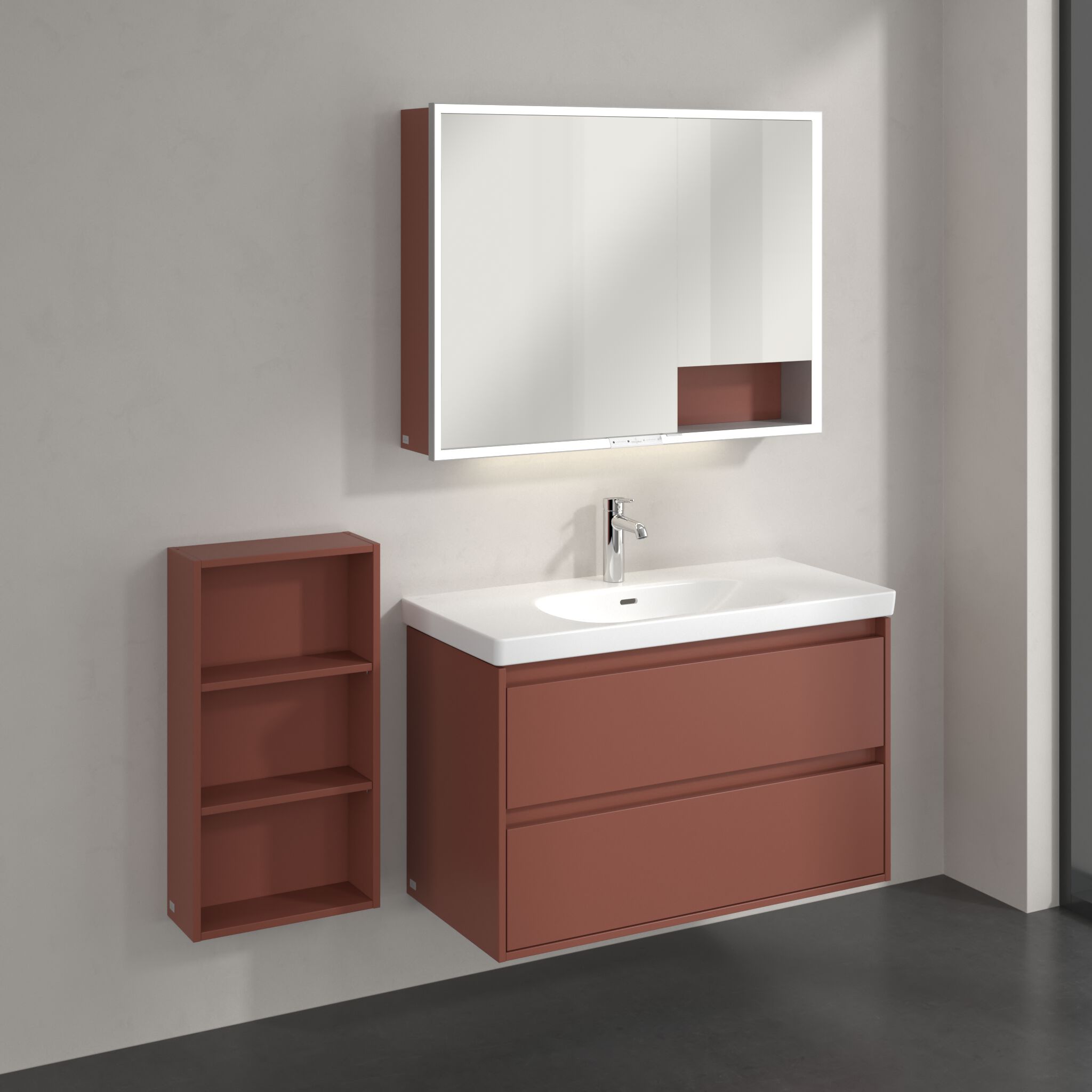 MY VIEW + by Villeroy & Boch - Mobile bagno a giorno sospeso - 46