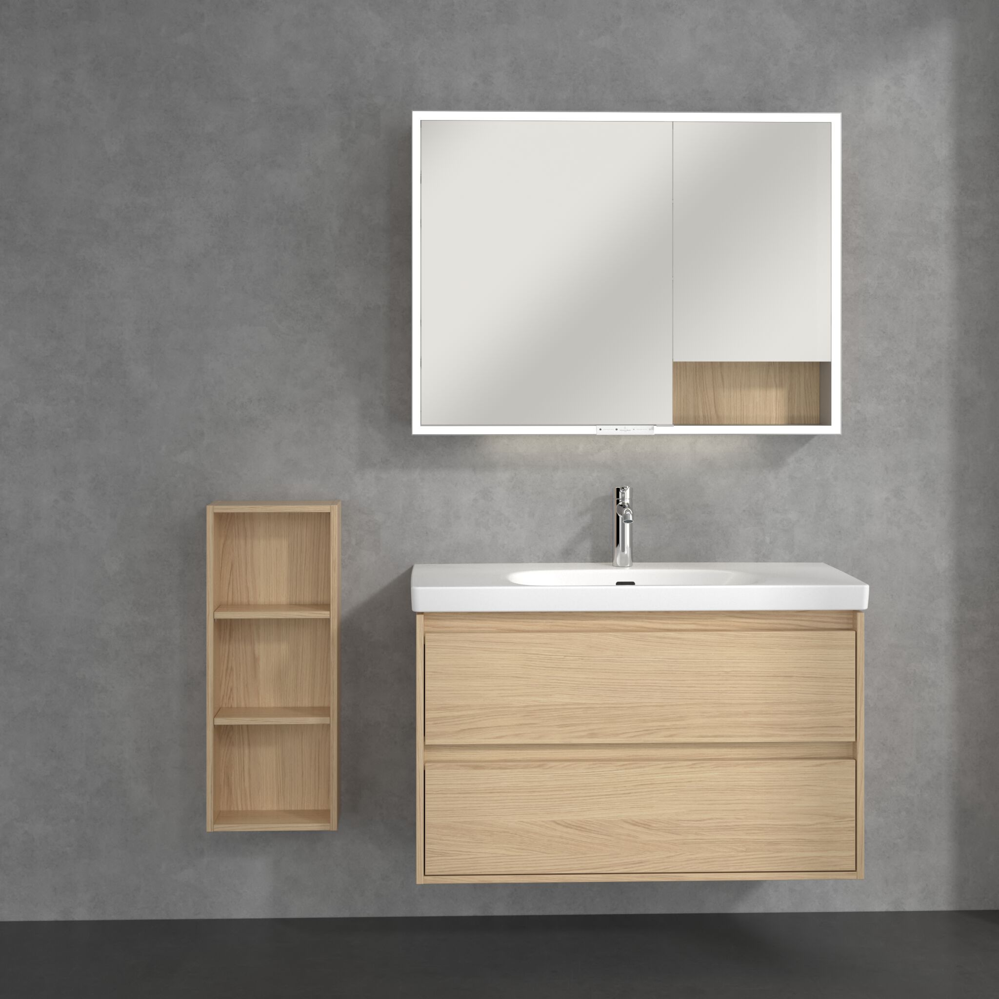 MY VIEW + by Villeroy & Boch - Mobile bagno a giorno sospeso - 35