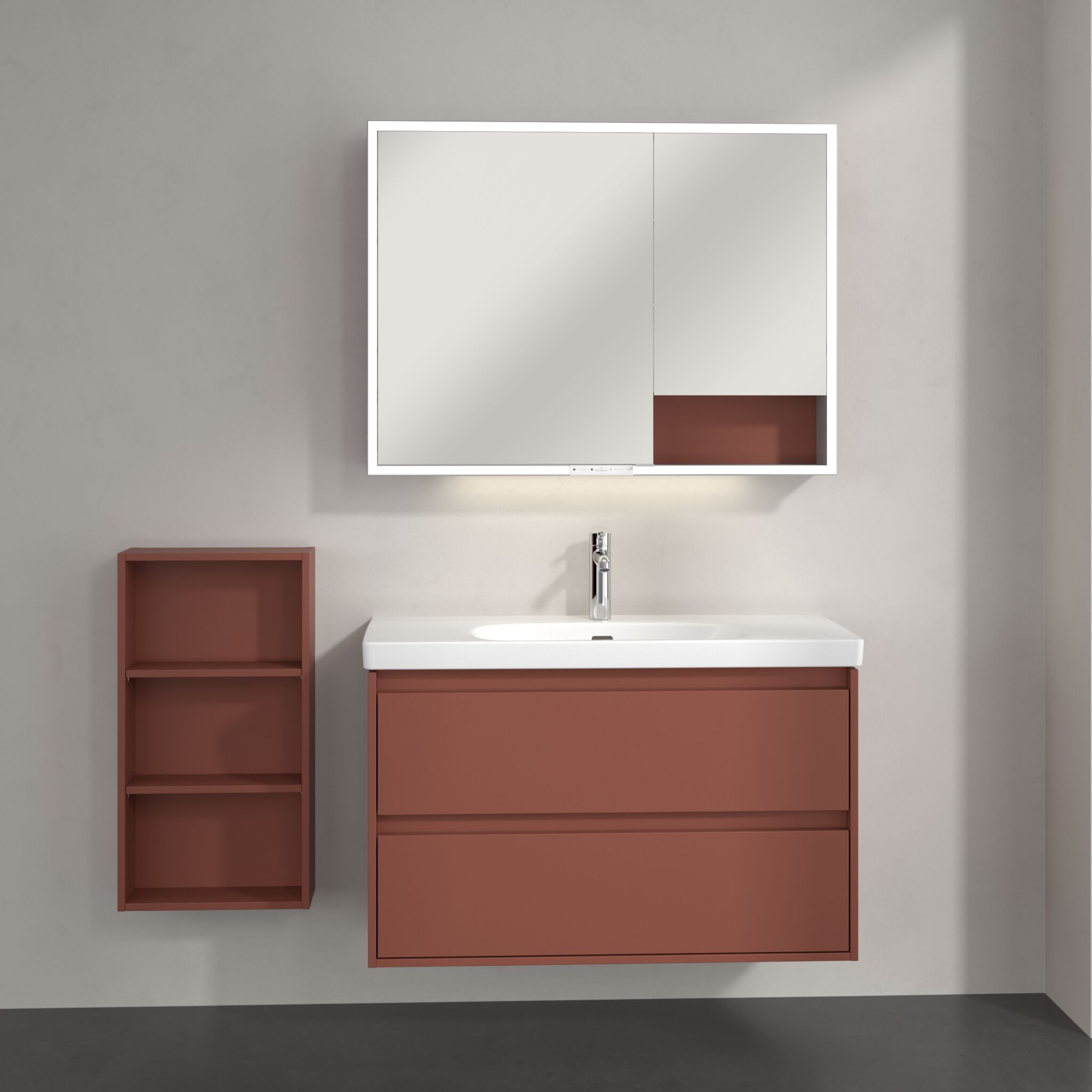 MY VIEW + by Villeroy & Boch - Mobile bagno a giorno sospeso - 47