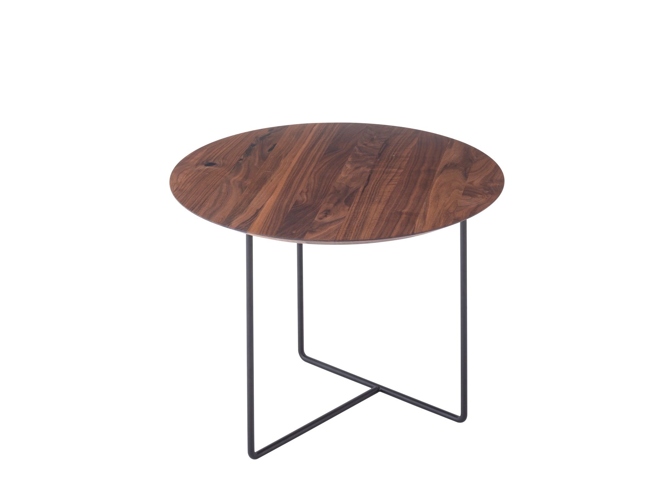 SIDETABLE WALNUT 01 BLACK coffee table By weld & co
