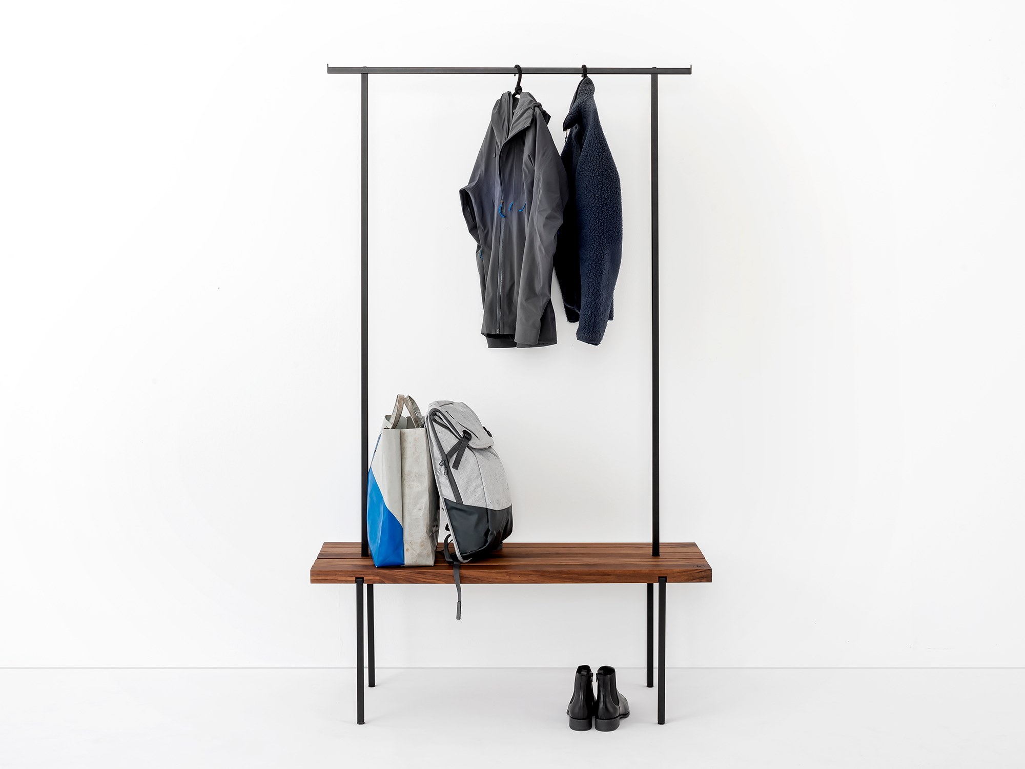 Weld Coat Rack WALNUT COAT RACK #01 mueble de entrada By weld & co
