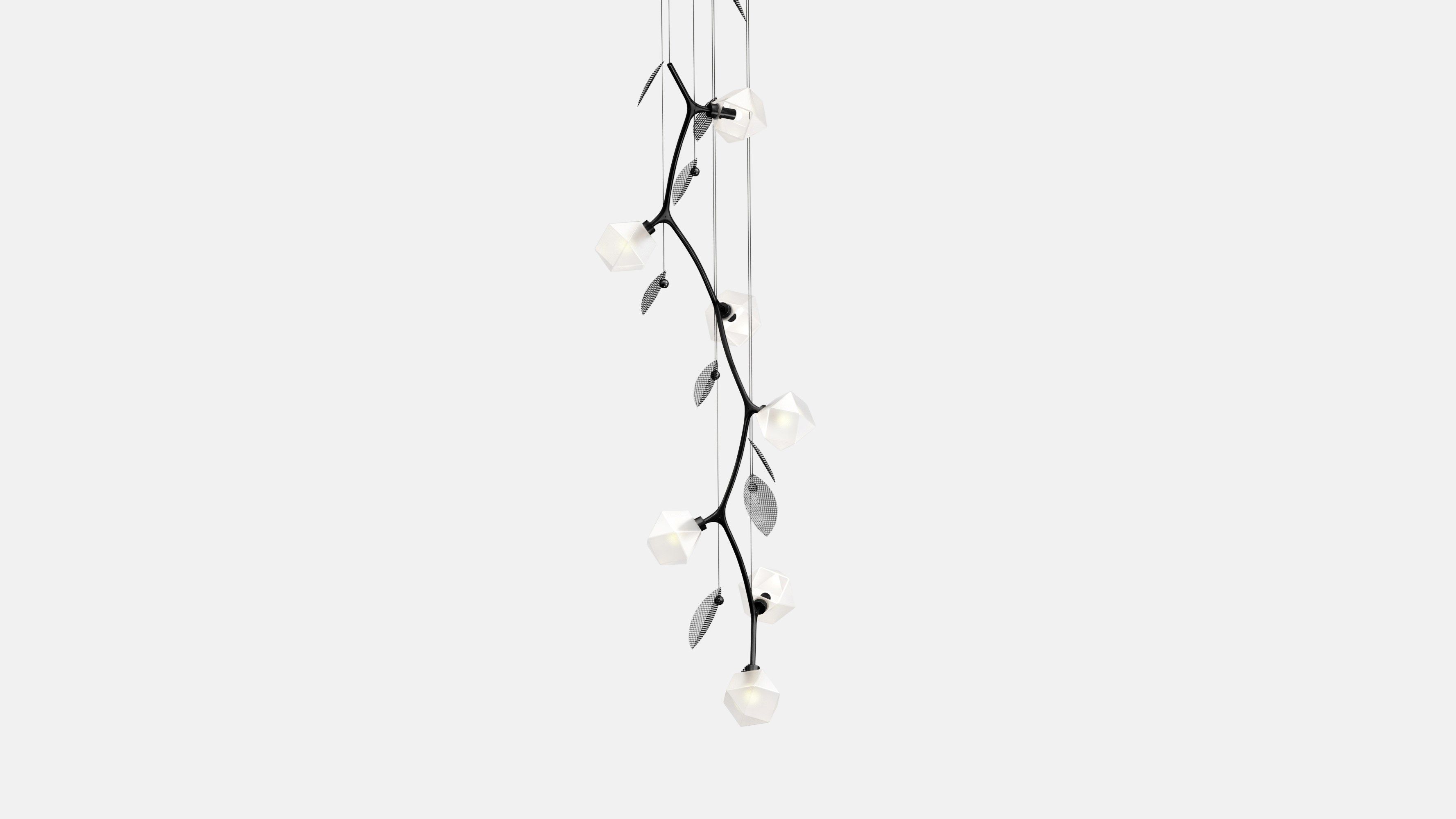 WELLES VERTICAL LED pendant lamp By GABRIEL SCOTT design Michelle Gerson