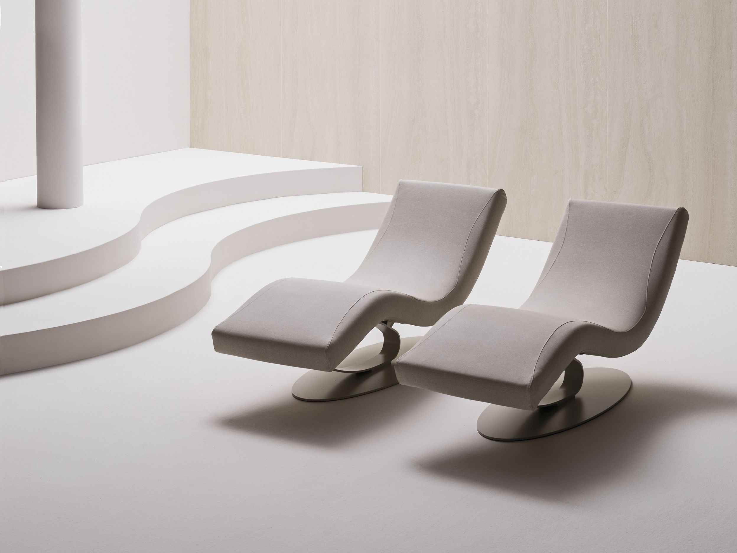 WELLNESS THERAPY Fabric spa bed By Varaschin design Alberto Apostoli