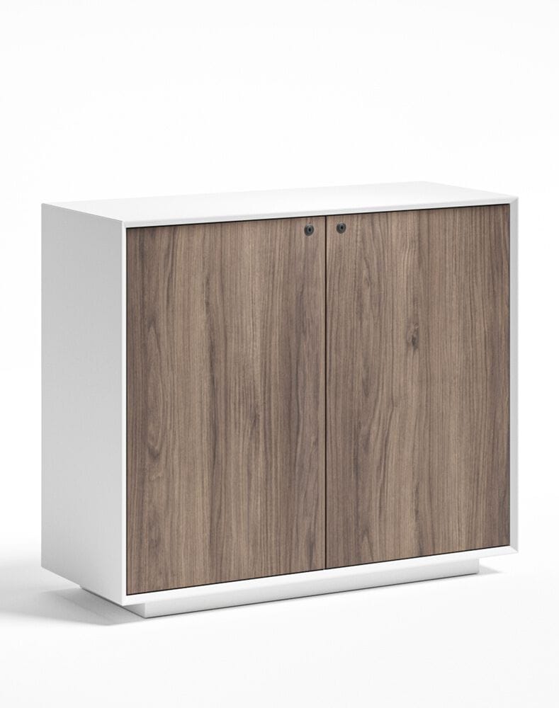 EDGE by WORKSPACE - Mobile ufficio basso in legno con ante a battente - 17