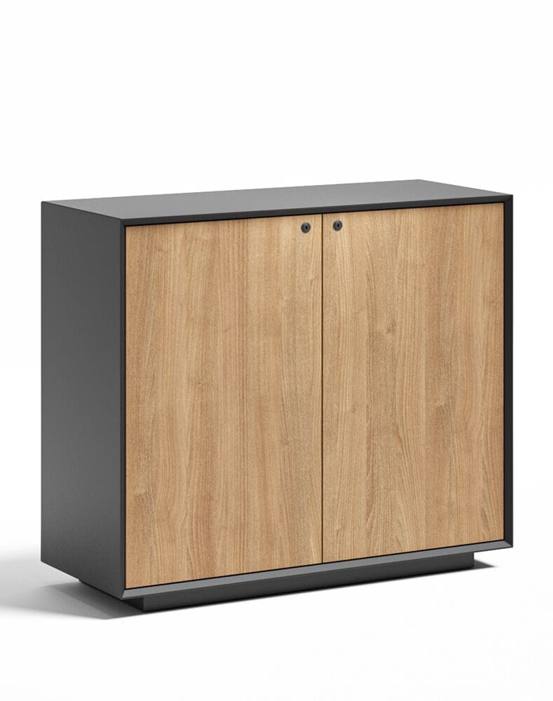 EDGE by WORKSPACE - Mobile ufficio basso in legno con ante a battente - 8