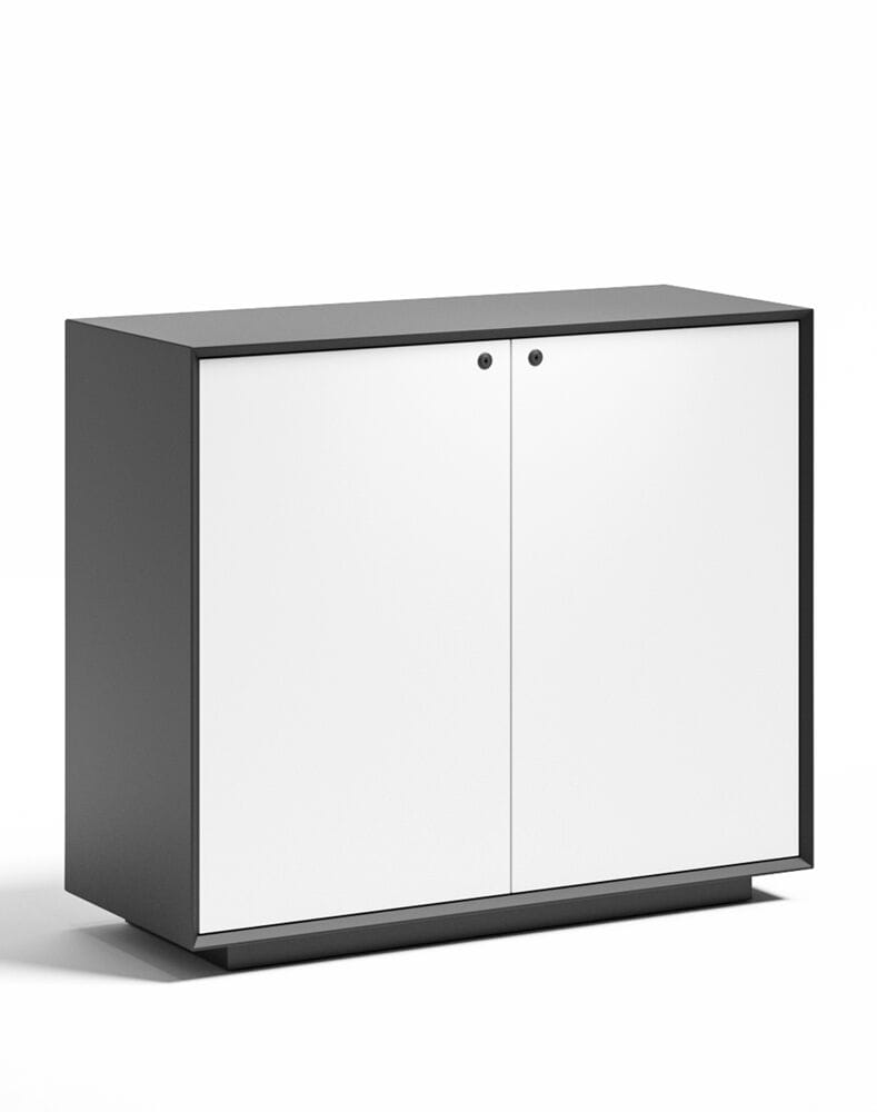 EDGE by WORKSPACE - Mobile ufficio basso in legno con ante a battente - 11