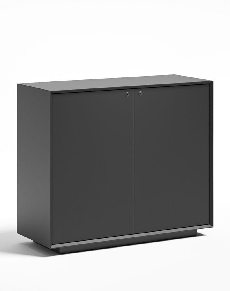 EDGE by WORKSPACE - Mobile ufficio basso in legno con ante a battente - 5