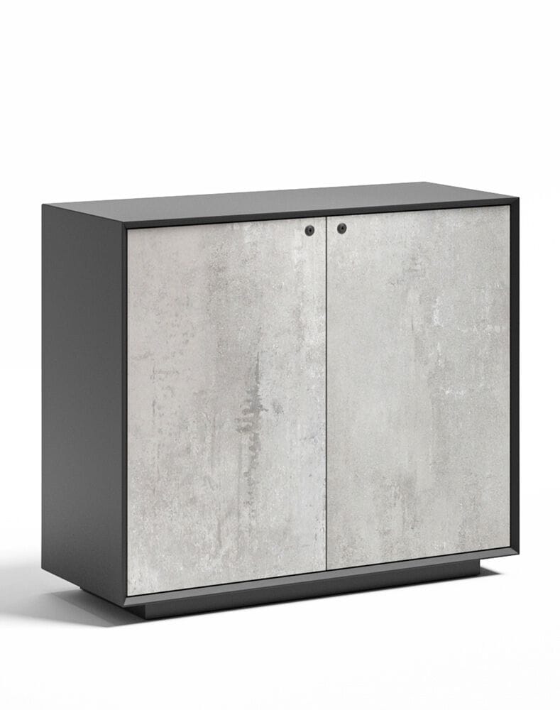 EDGE by WORKSPACE - Mobile ufficio basso in legno con ante a battente - 6