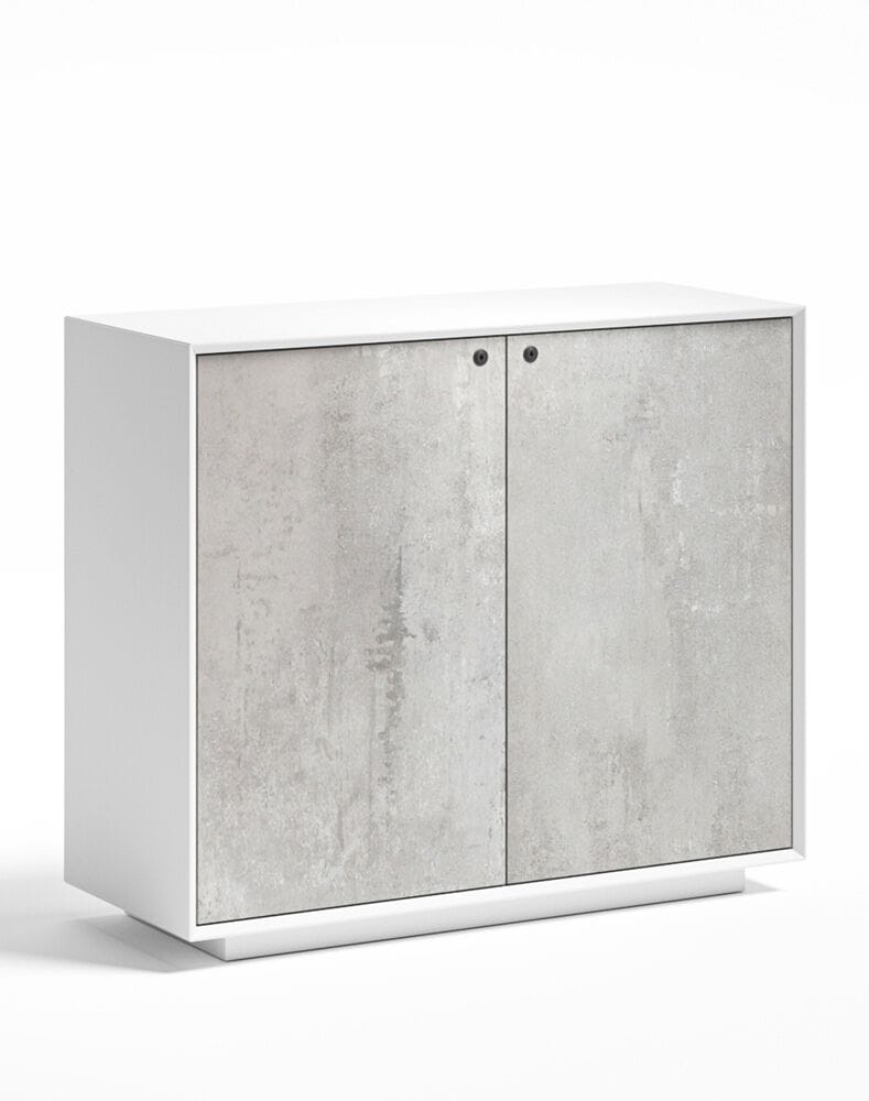 EDGE by WORKSPACE - Mobile ufficio basso in legno con ante a battente - 16