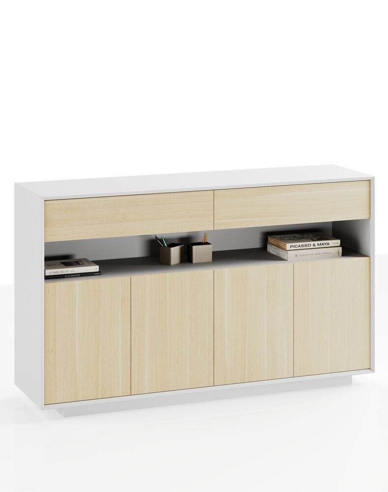 EDGE by WORKSPACE - Mobile ufficio in legno con ante a battente - 2