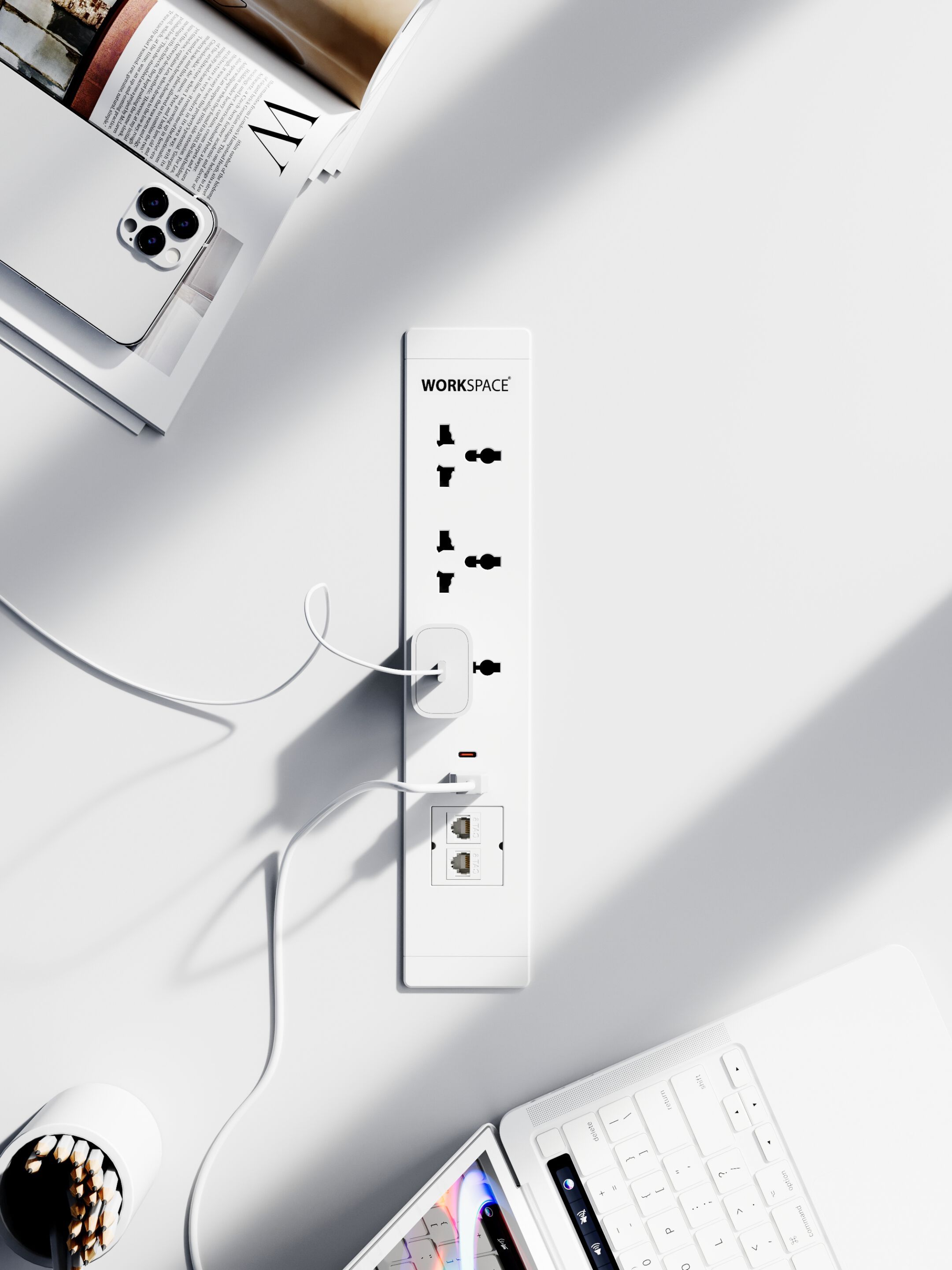 SINGLE USER by WORKSPACE - Modulo presa di corrente e dati - 3