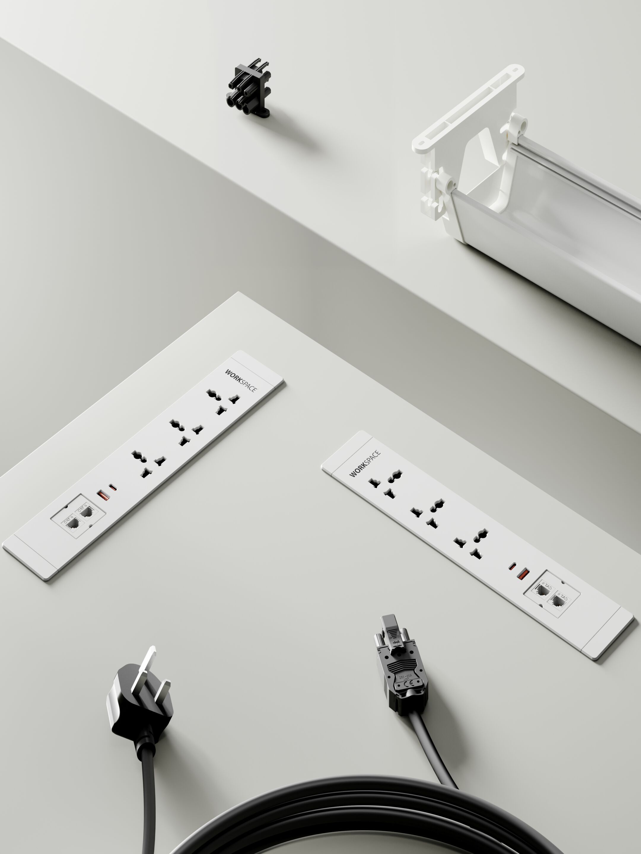 SINGLE USER by WORKSPACE - Modulo presa di corrente e dati - 5