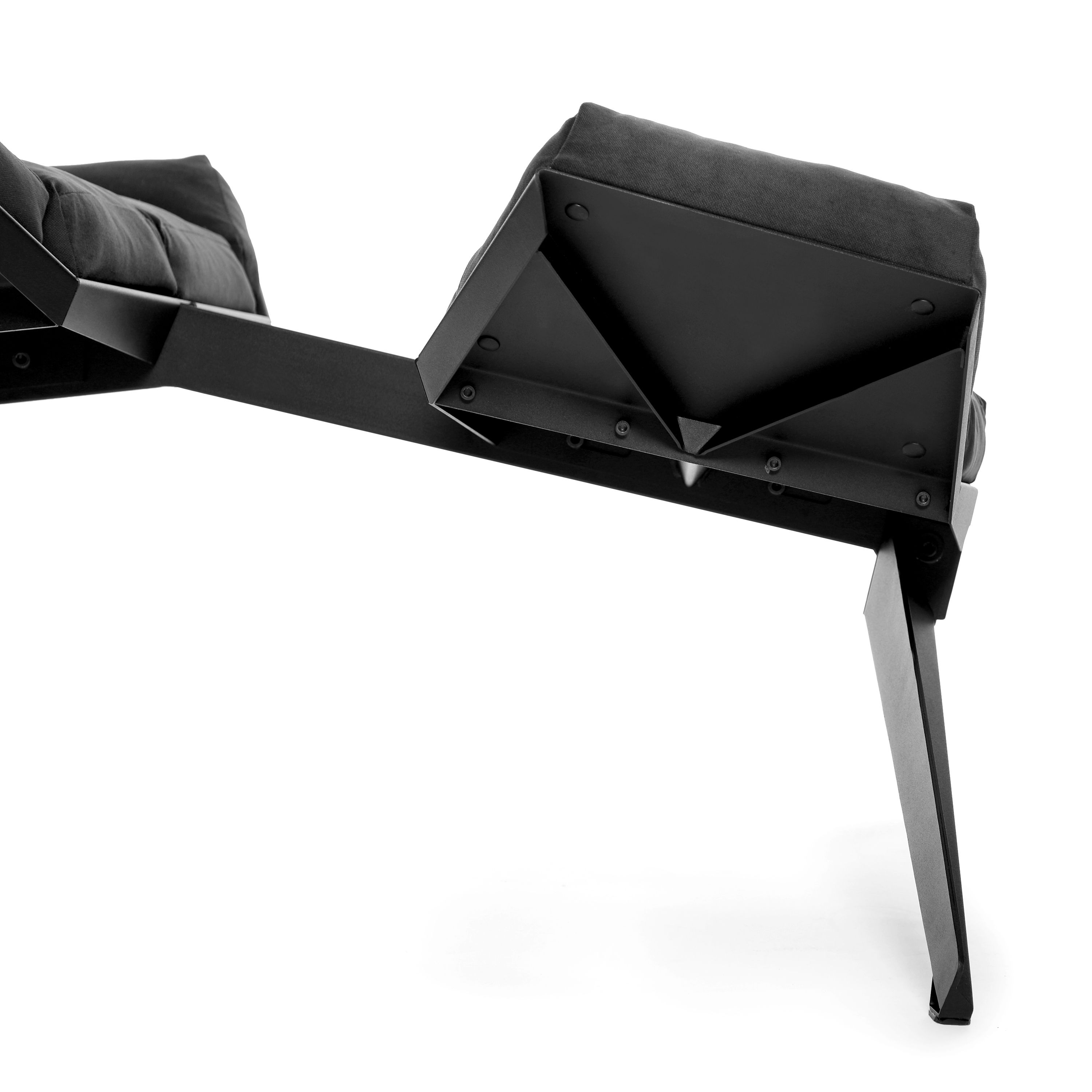 Fabric armchair with footstool X1 X Collection By ODESD2 design