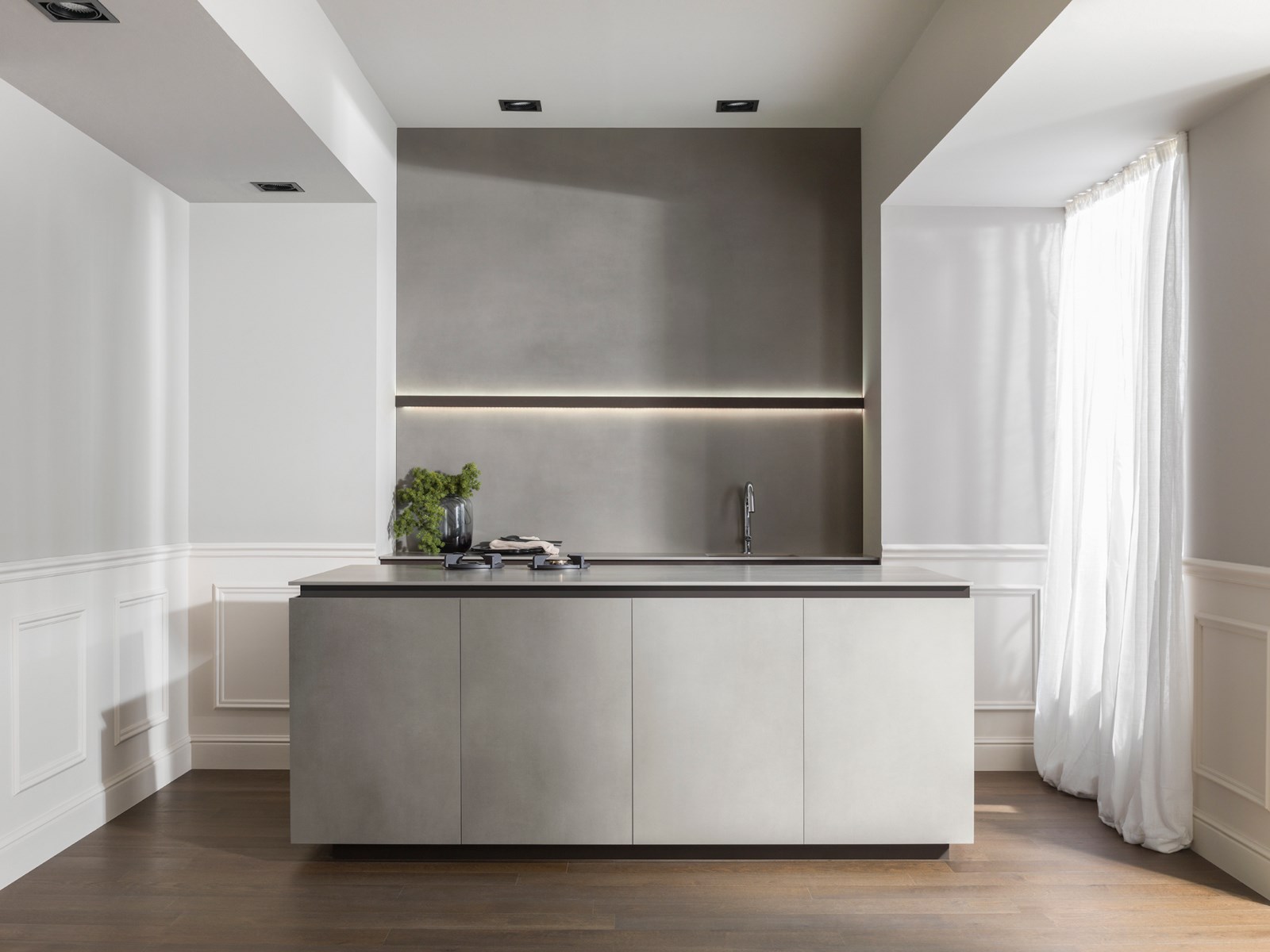Plan de travail en grès cérame XTONE RAW SMOKE By Porcelanosa