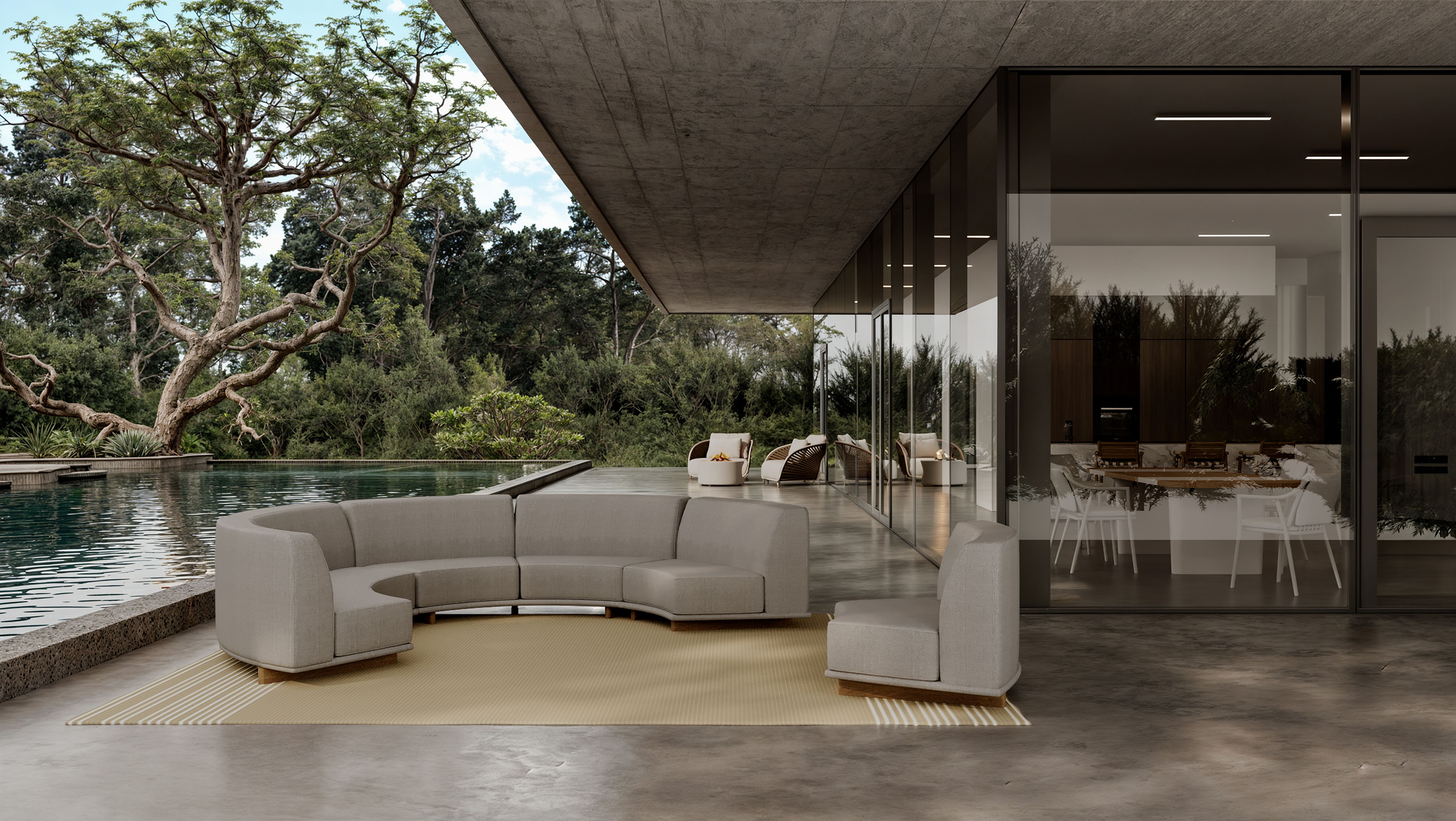 Designer Rasel RASEL Garden sofa By YAAZ