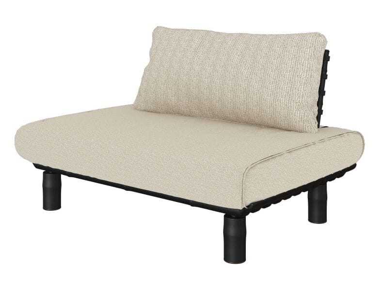 BAMBOO by YARDCOM - Divano da giardino in tessuto a 2 posti