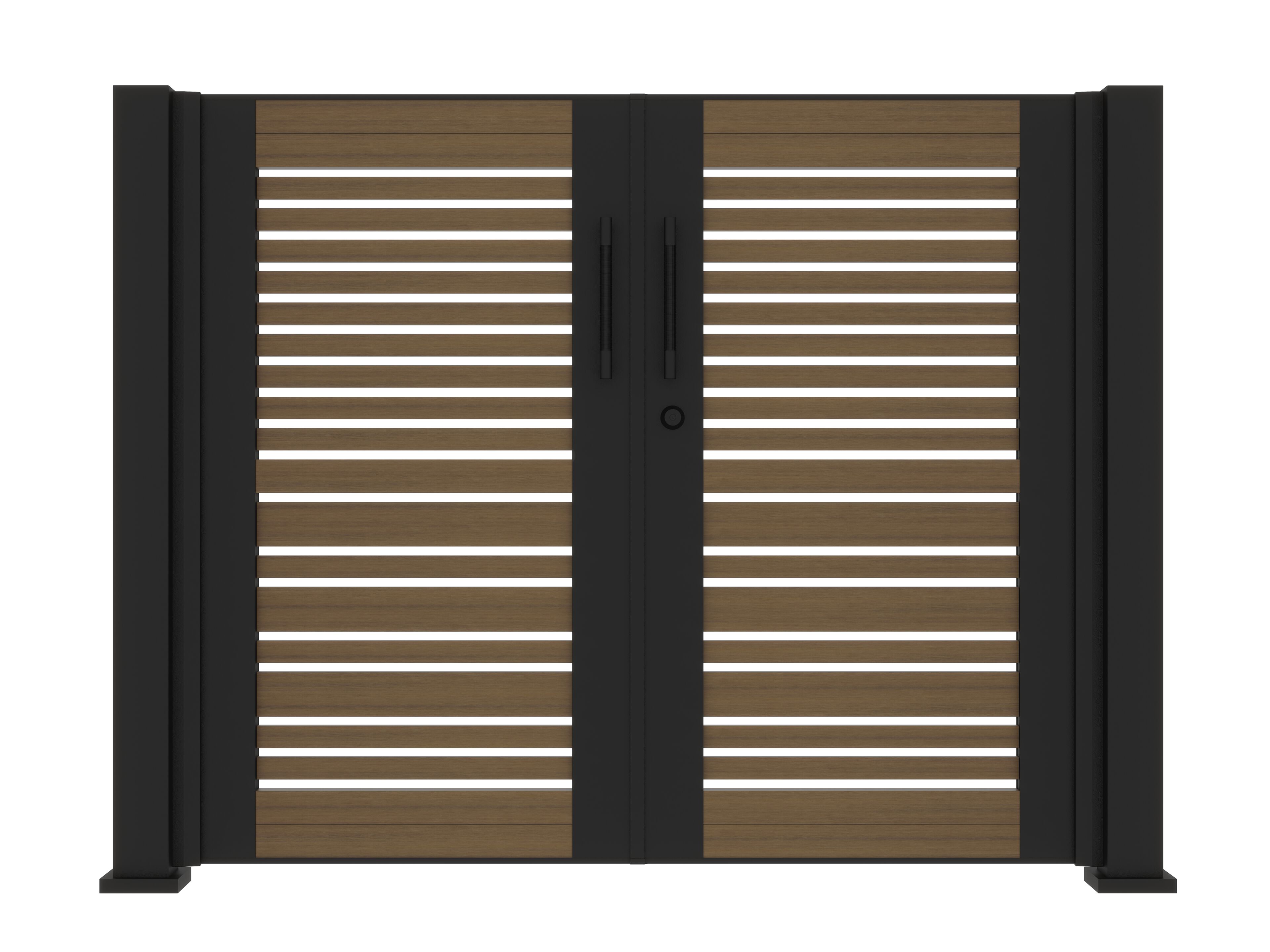 MOONLIGHT by YARDCOM - Cancello a battente in alluminio