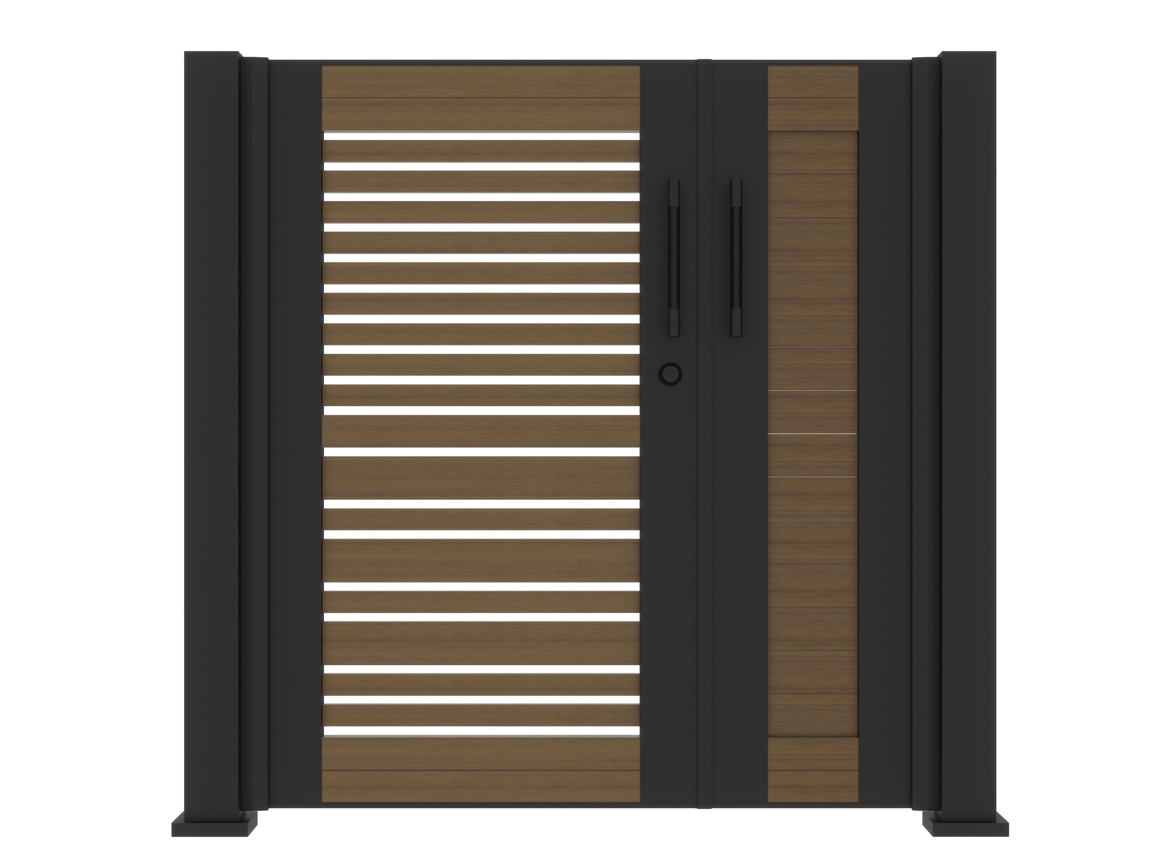 MOONLIGHT by YARDCOM - Cancello a battente in alluminio