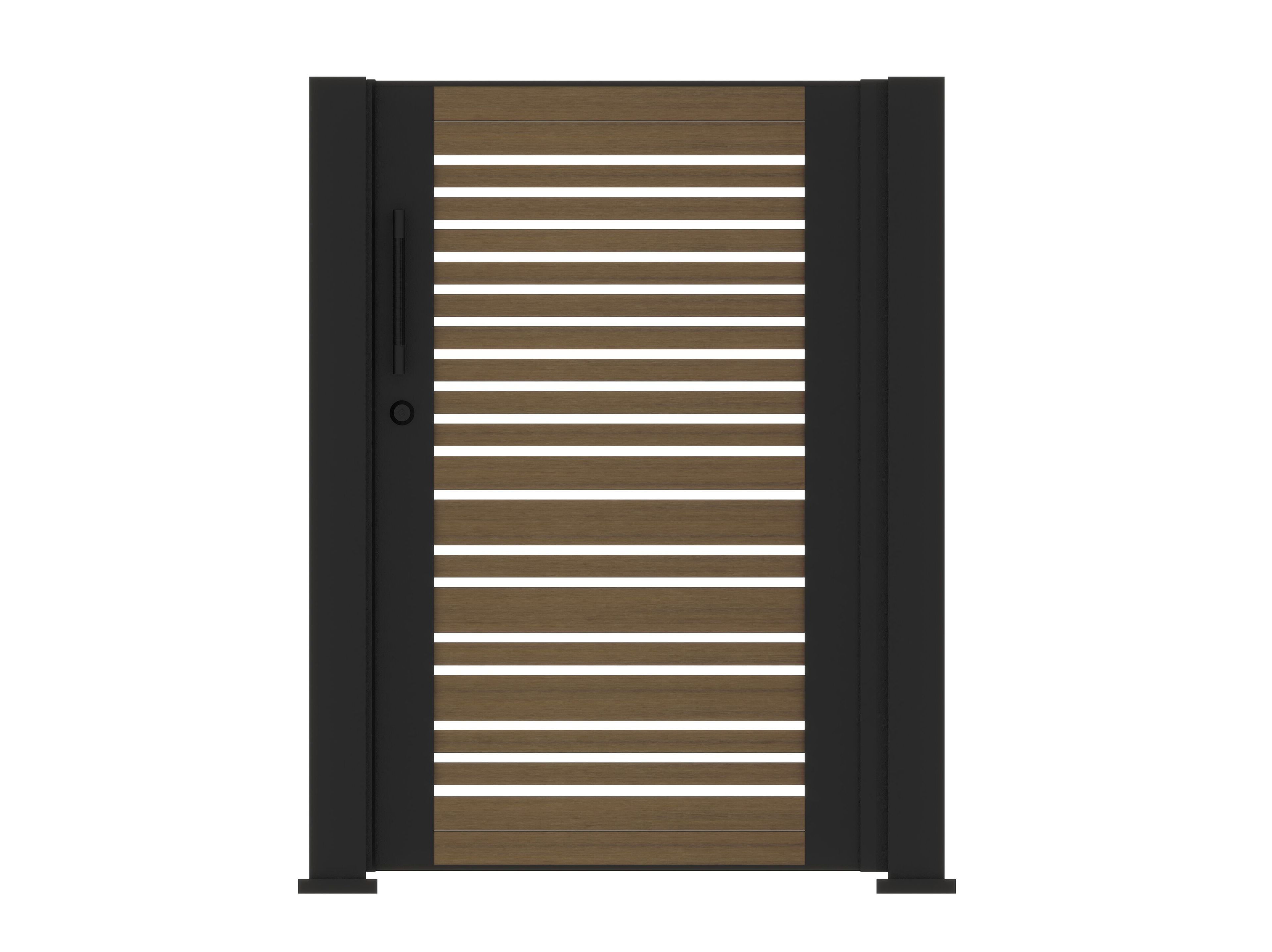 MOONLIGHT by YARDCOM - Cancello a battente in alluminio