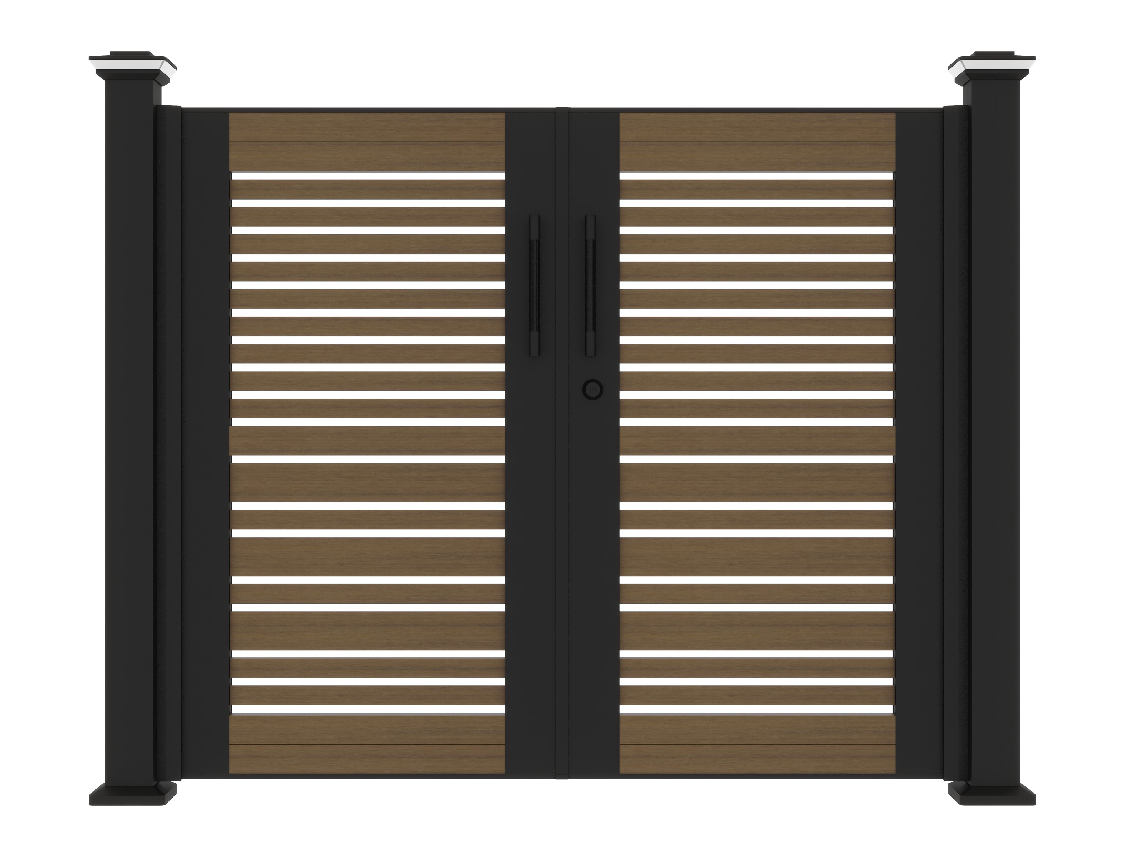 MOONLIGHT by YARDCOM - Cancello a battente in alluminio