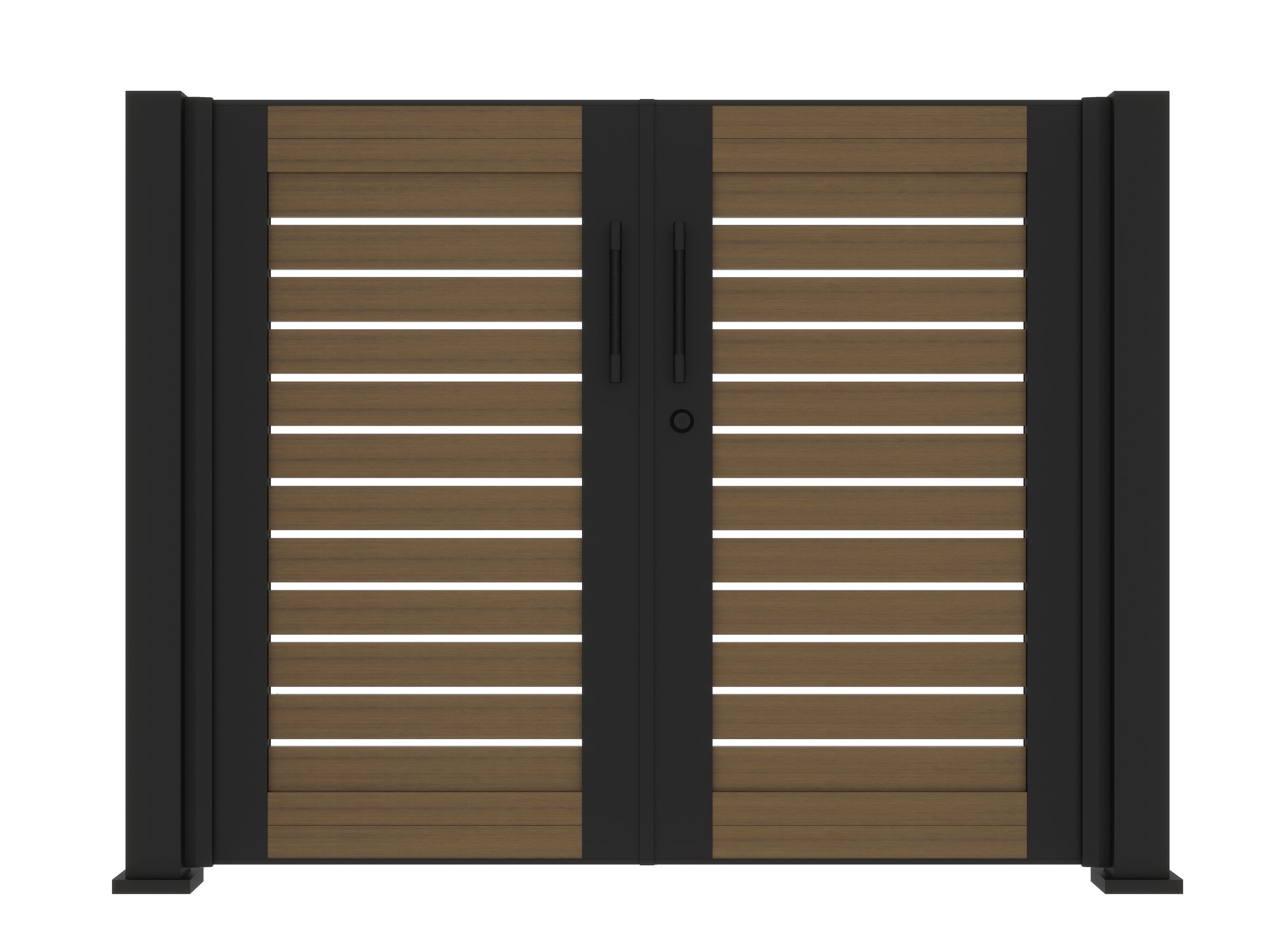 MOUNTAIN MISTS by YARDCOM - Cancello a battente in alluminio