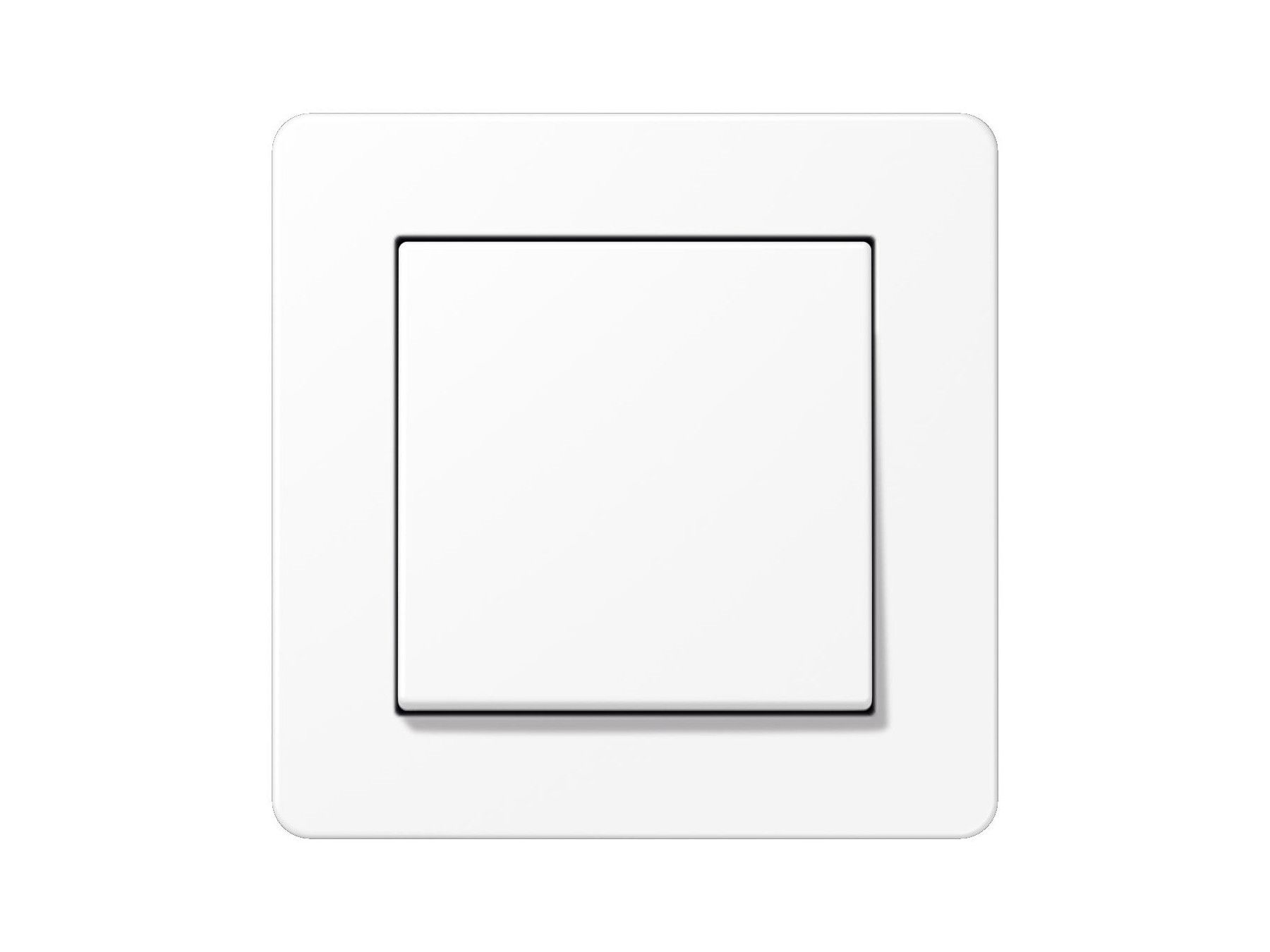 A FLOW by JUNG - Interruttore bianco alpino opaco