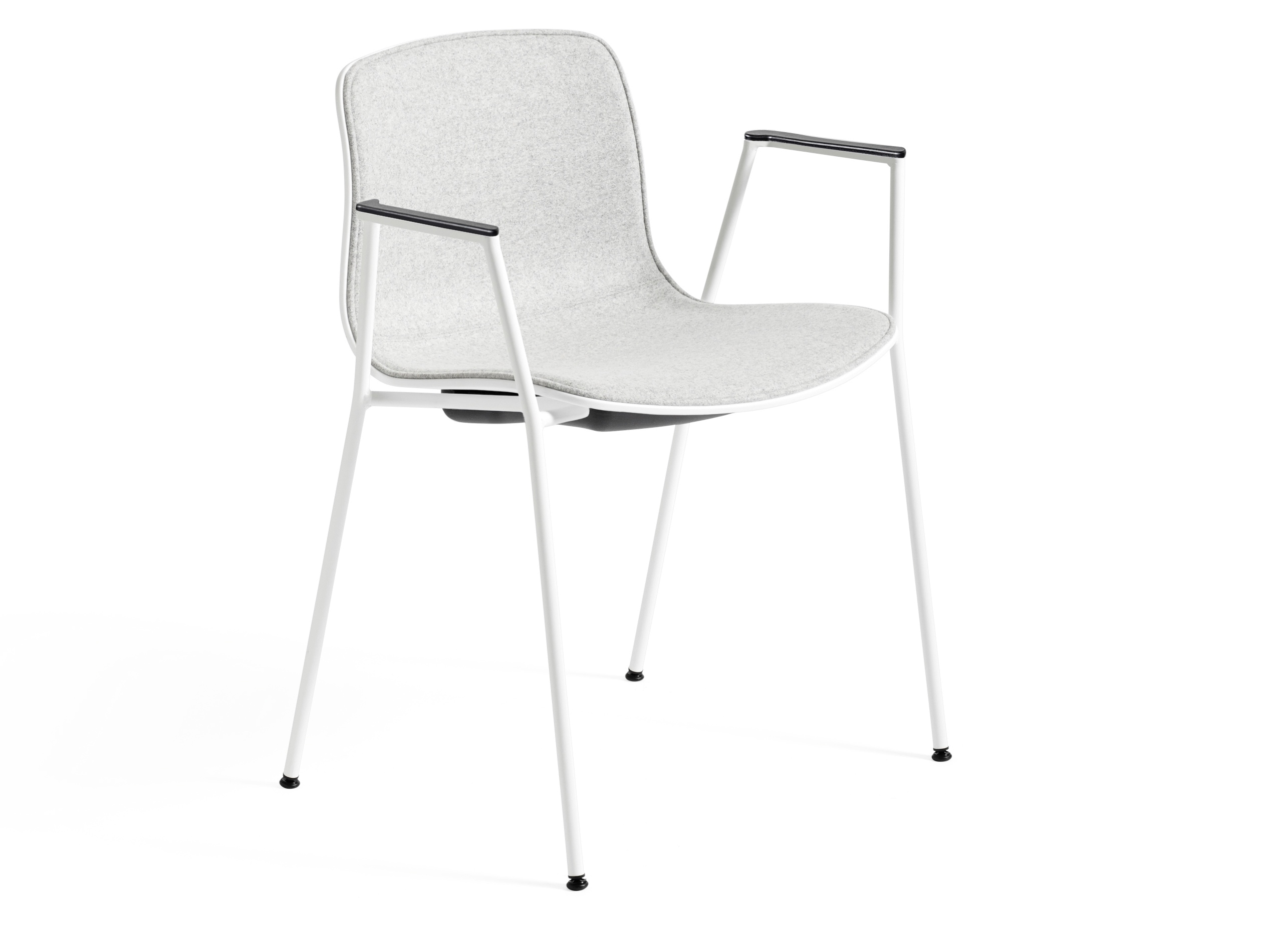 Hay Chair Stackable ABOUT A CHAIR AAC18 Stackable upholstered chair with armrests By Hay ...