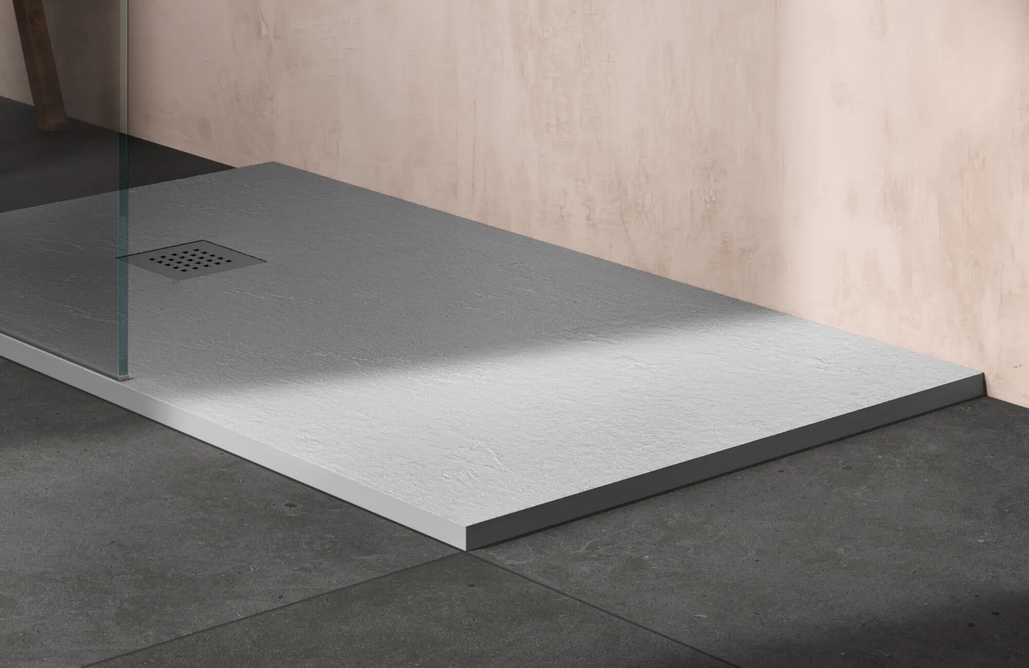 Piatto doccia Petra 140 X 80 H3 Naturale con piletta Geberit - HATRIA - Le piastrelle di Rita