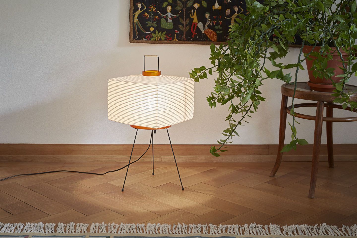 AKARI LIGHT SCULPTURES Japanese paper table lamp By Vitra design