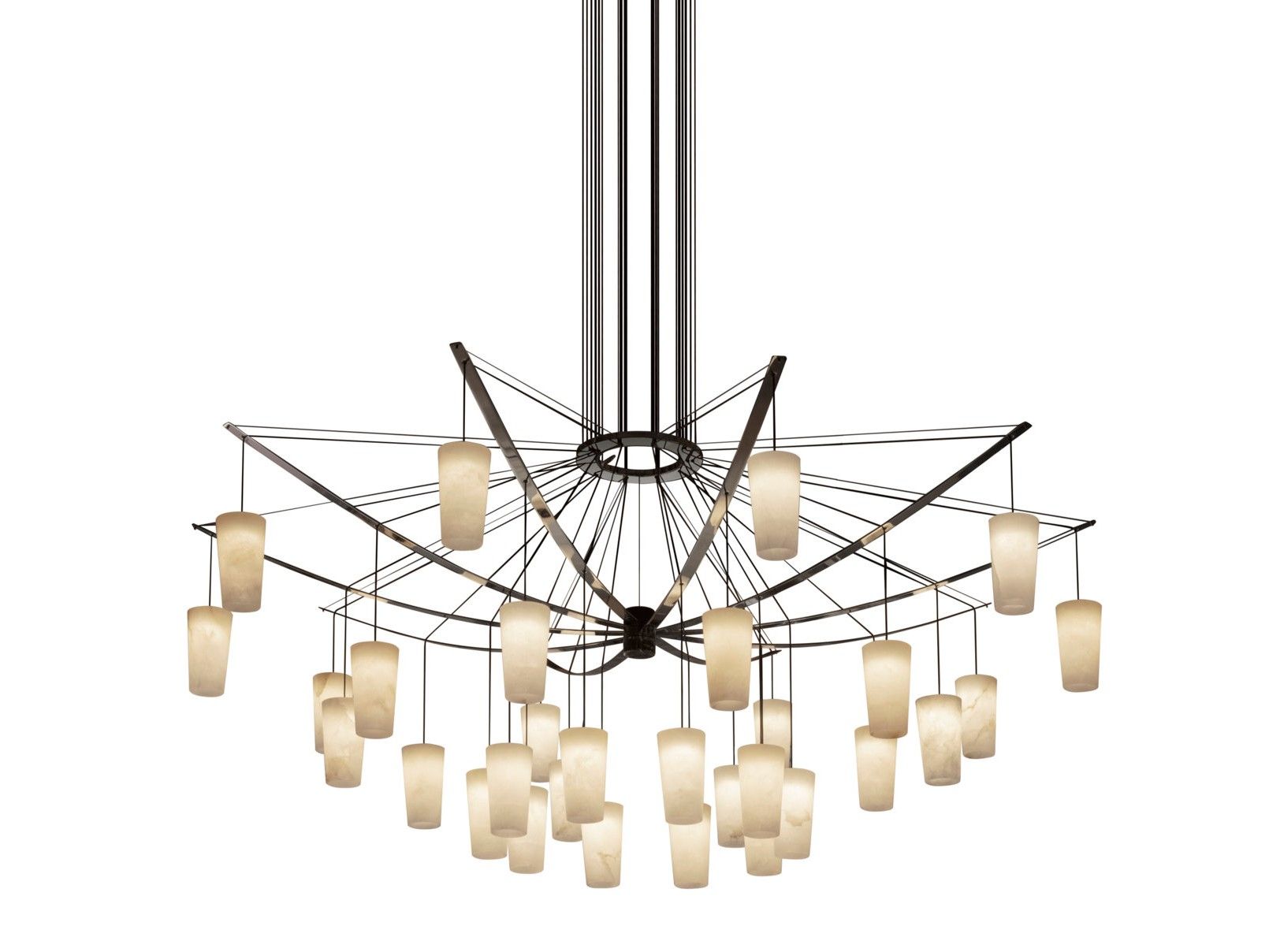 CATENARIA Alabaster pendant lamp Catenaria Collection By LEDS C4