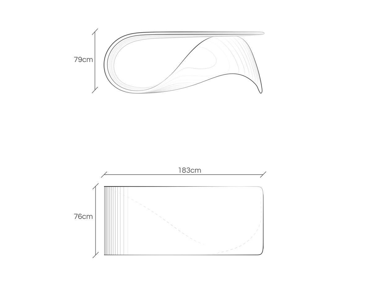 LOOP ARCHED TABLE Mesa By andblack
