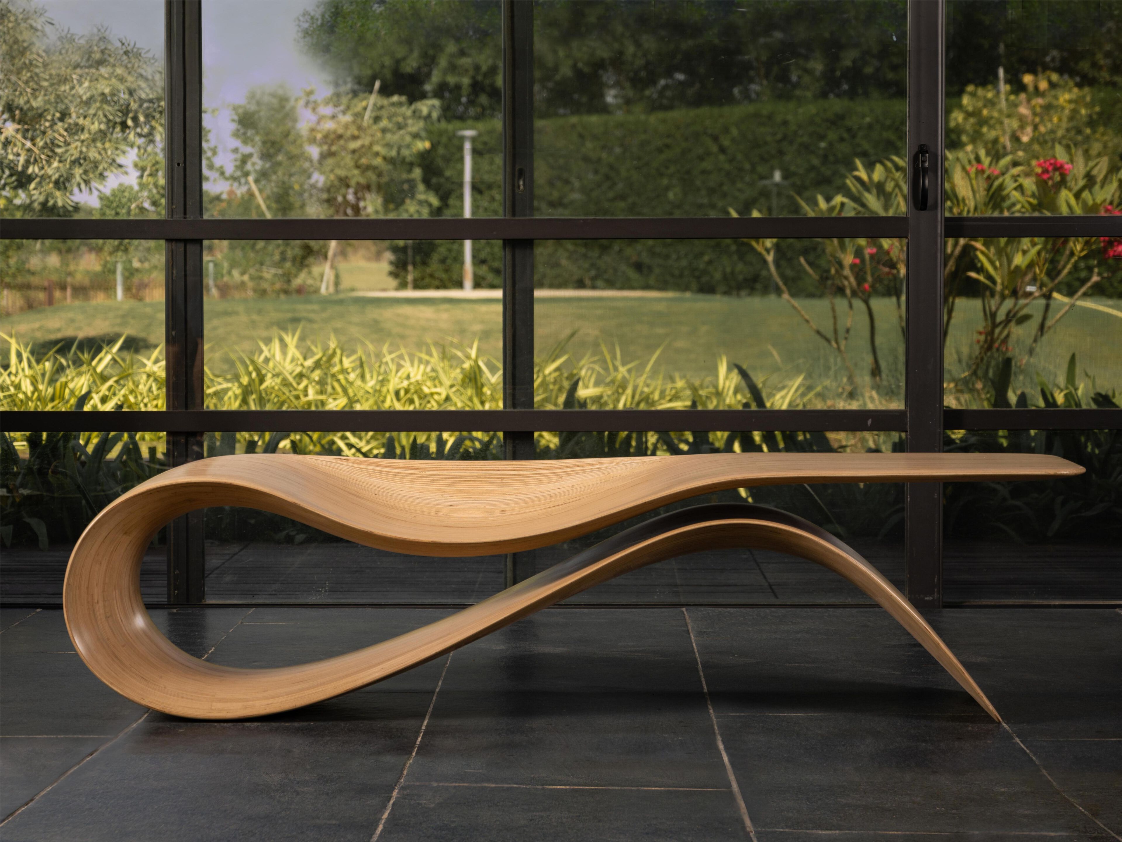 Metal Loop Bench Handle LOOP SEATER Bench By andblack