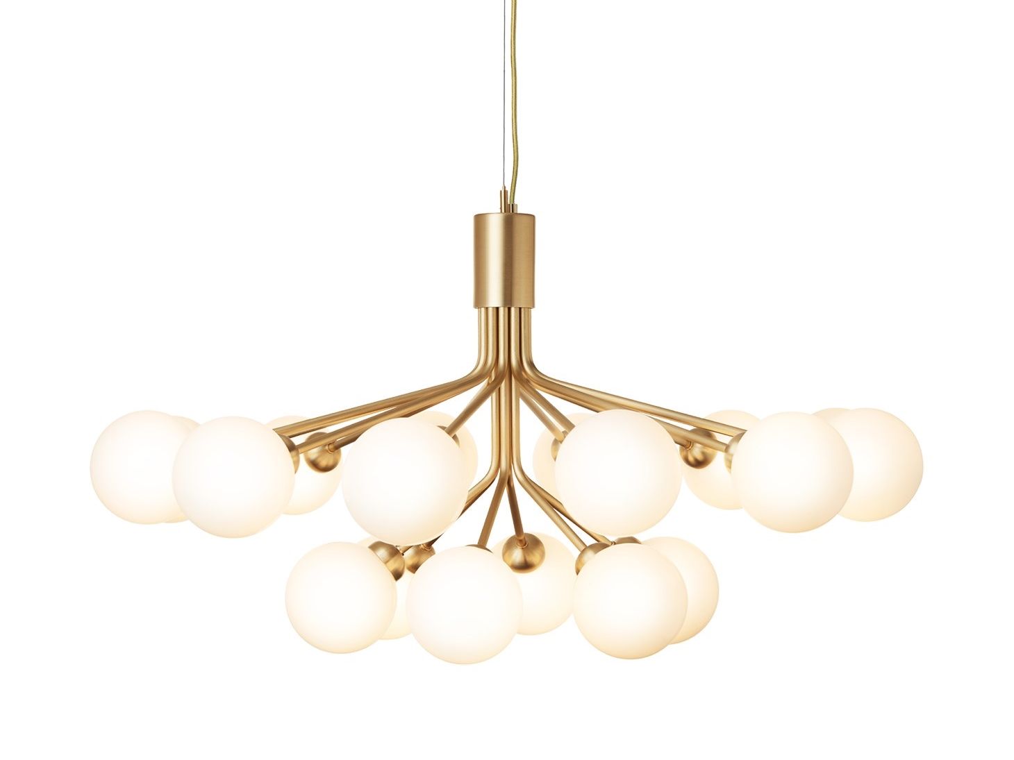 APIALES 18 OPAL by Nuura - Lampada a sospensione in vetro