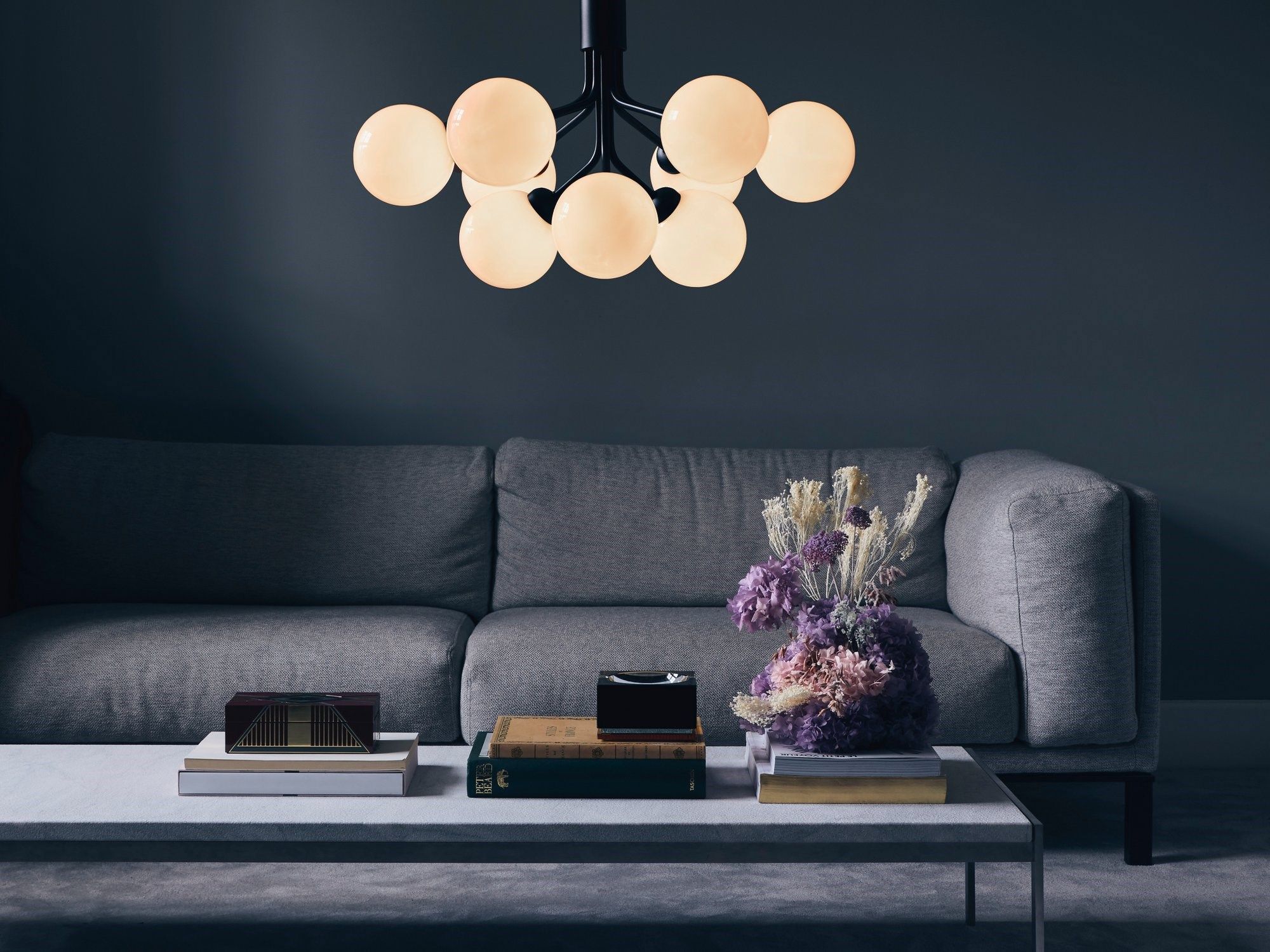 APIALES 9 OPAL by Nuura - Lampada a sospensione in vetro - 9