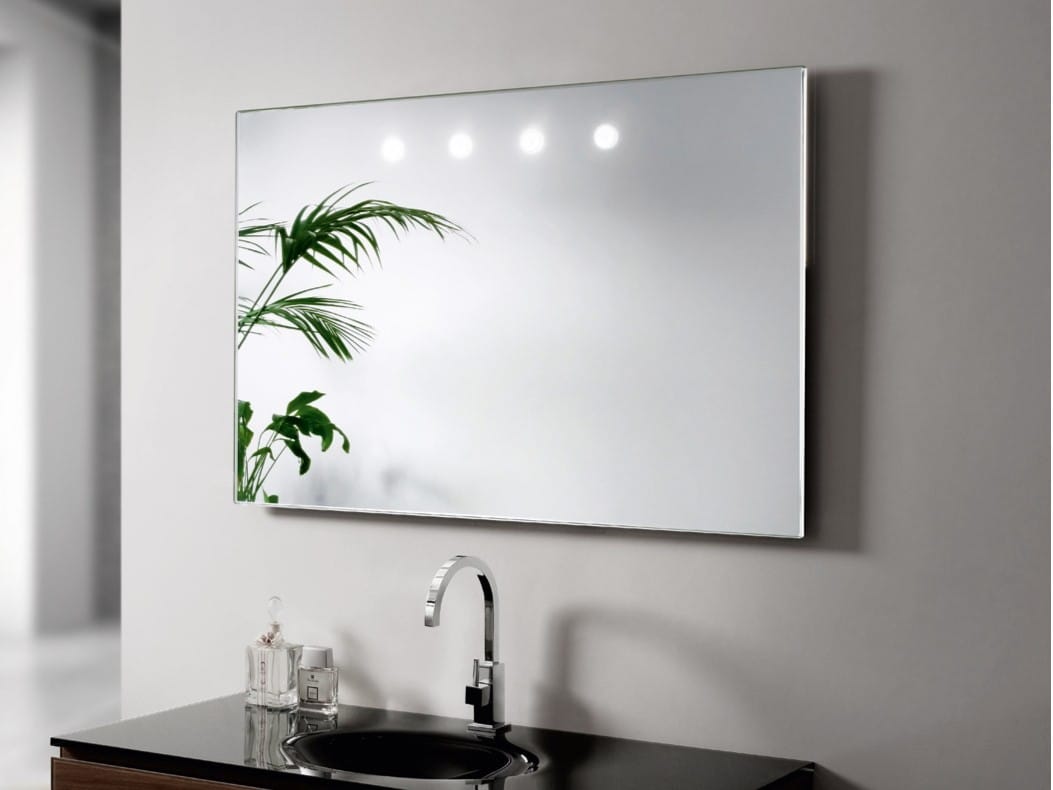 ARGENTO by ARTELINEA - Specchio bagno rettangolare da parete