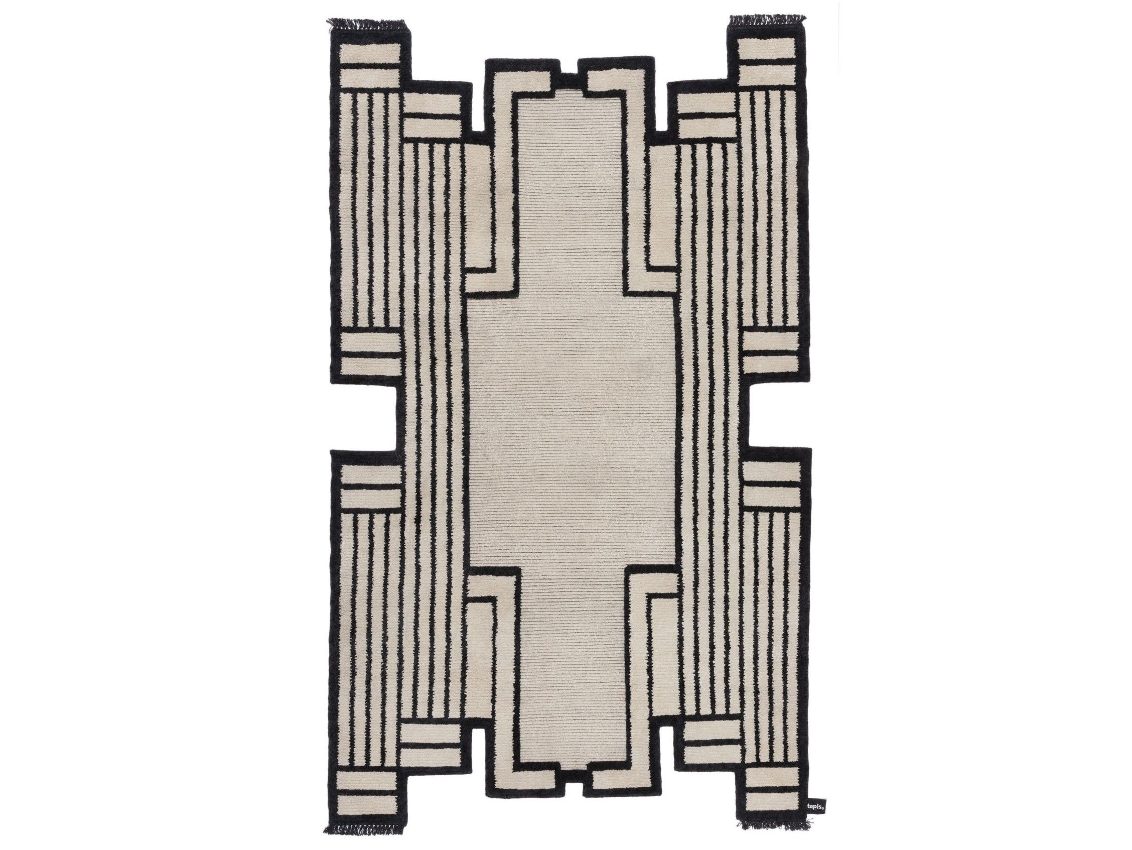 ASMARA by cc-tapis - Tappeto fatto a mano in cotone e lana Himalayana