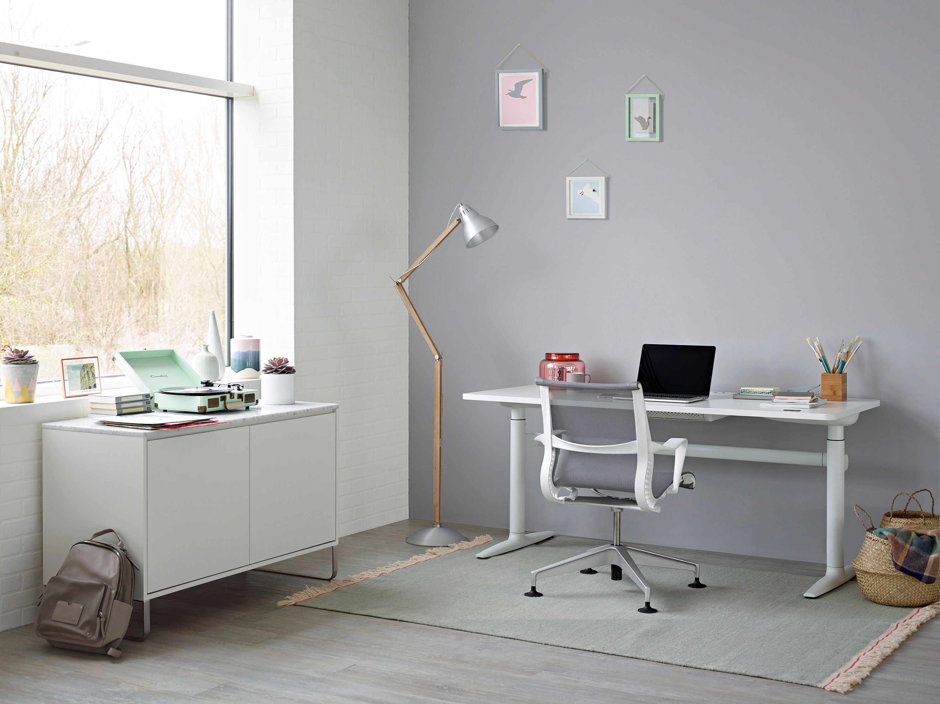 ATLAS OFFICE LANDSCAPE Heightadjustable office desk By Herman Miller