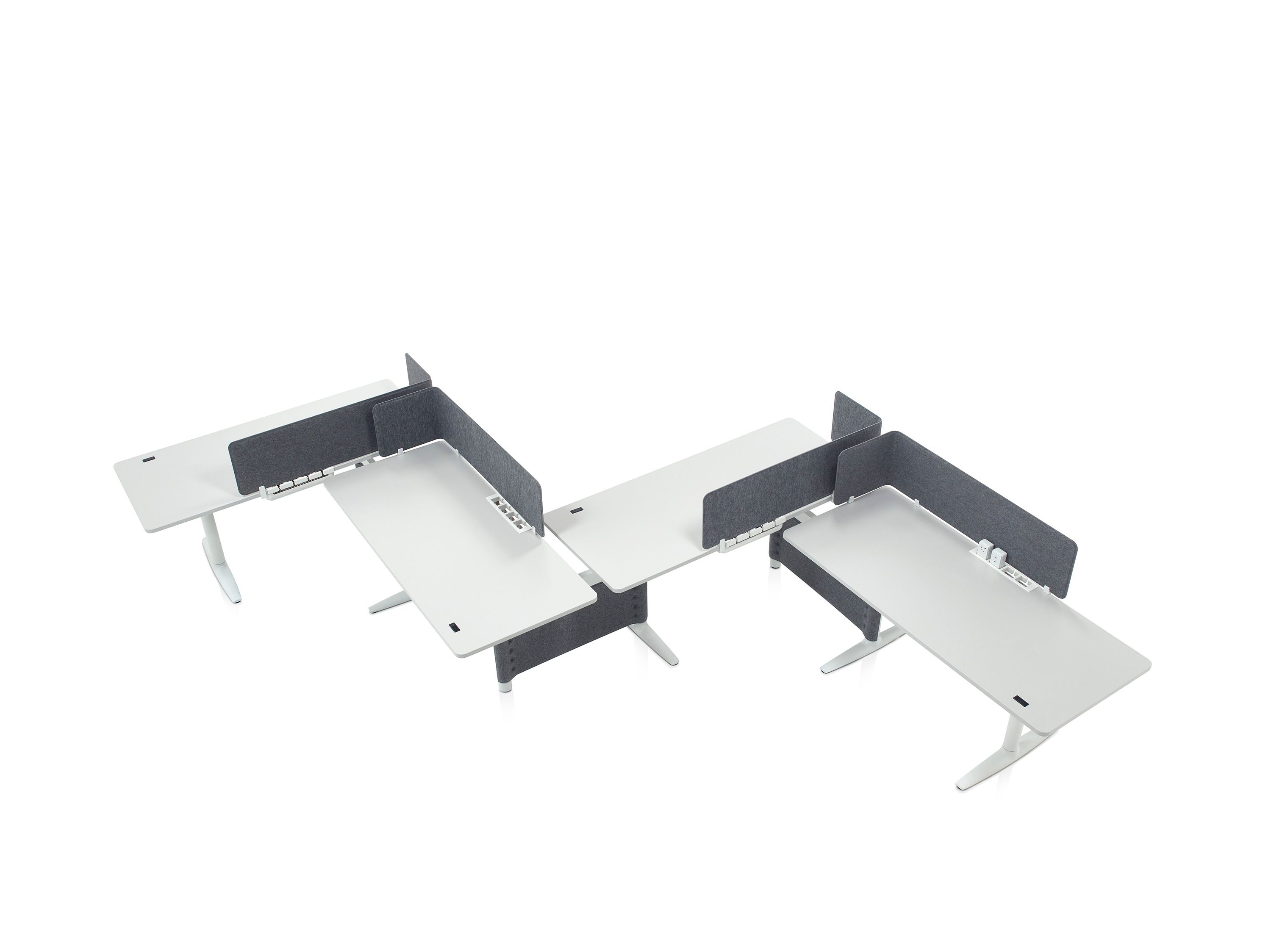 ATLAS OFFICE LANDSCAPE Sectional office desk Atlas Collection By