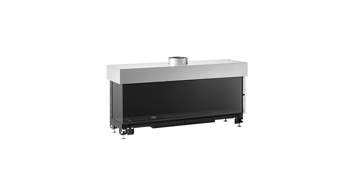 Metalfire AVENUE MF 1300-40 GHE 2S L/R Fireplace By Metalfire