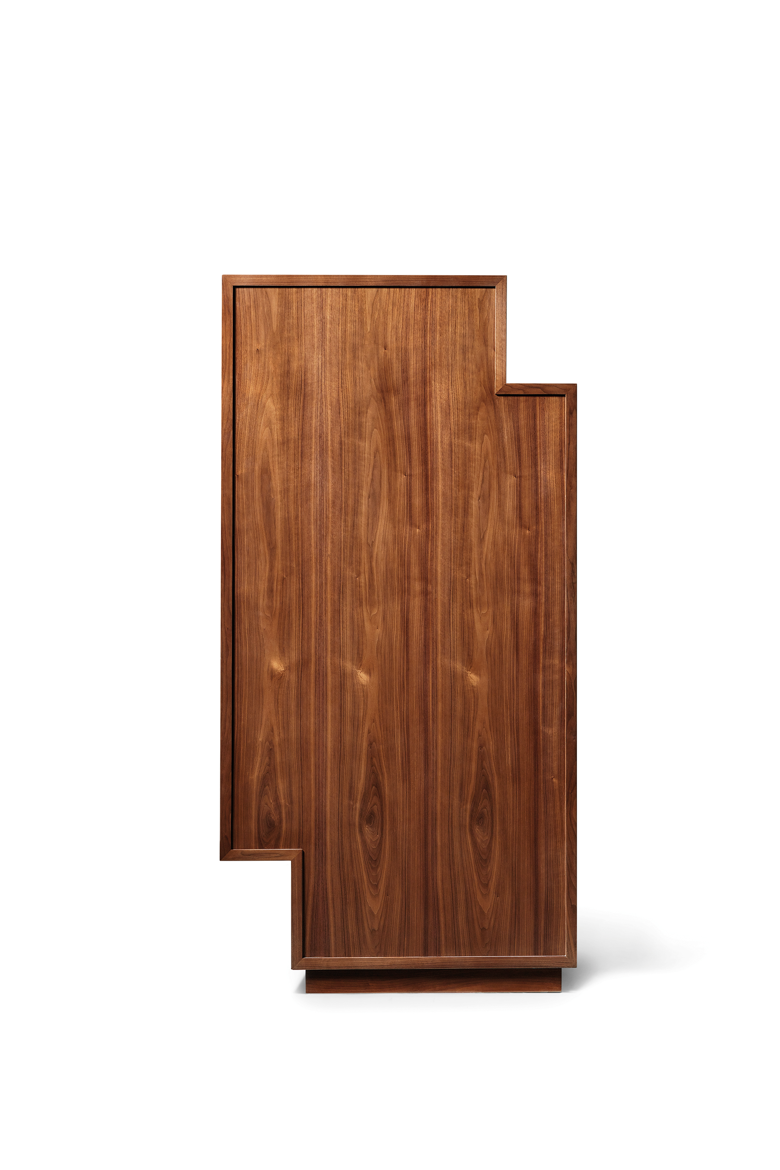 EARTH TO EARTH Wood veneer bar cabinet By Ginger & Jagger