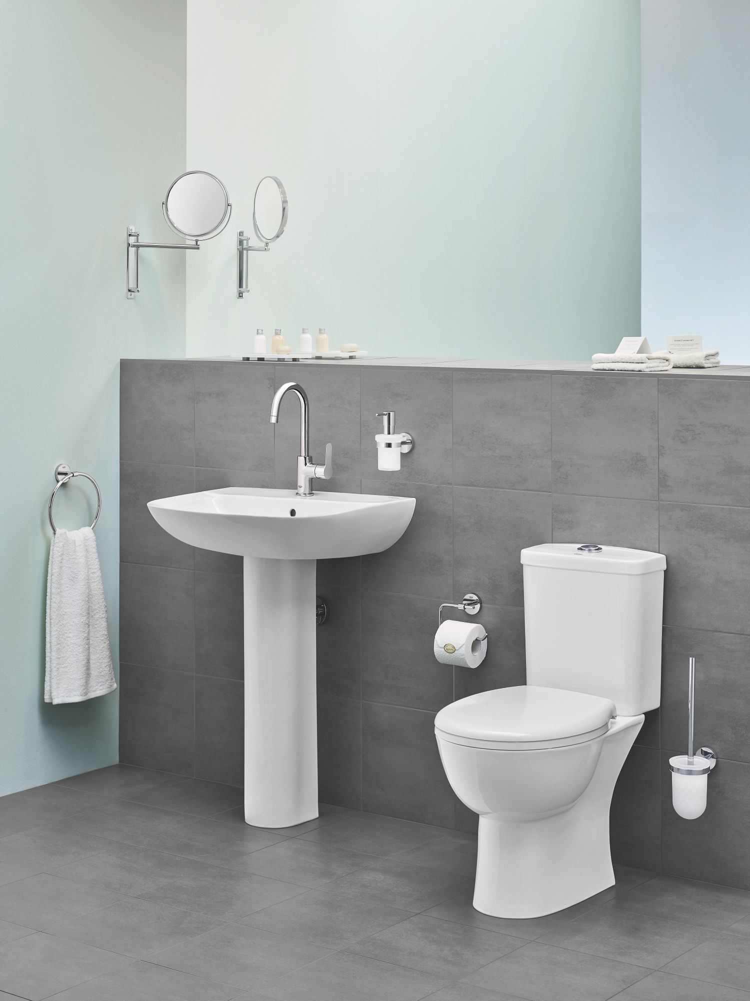 BAUEDGE by Grohe - Miscelatore per lavabo da piano con bocca orientabile - 2
