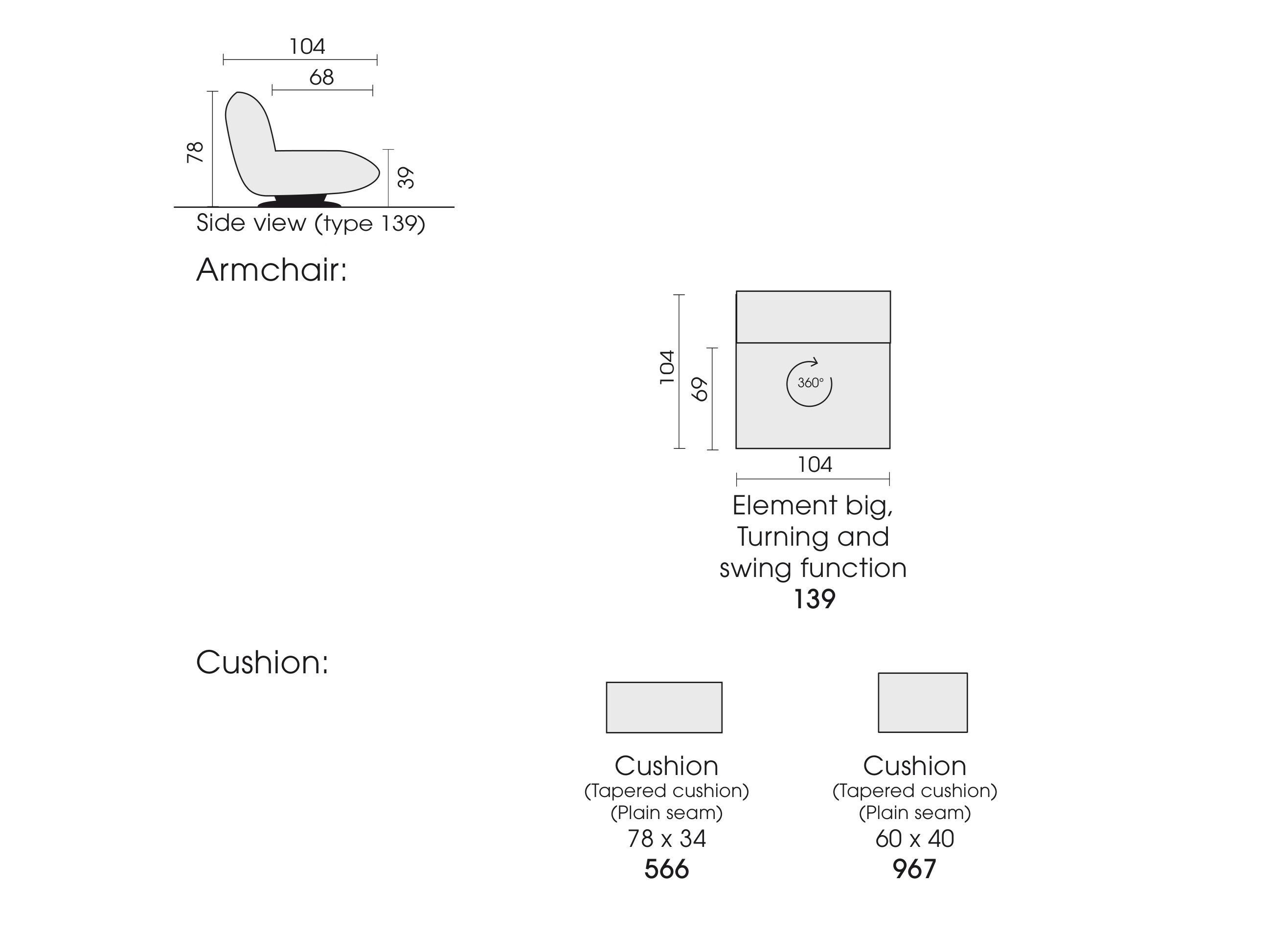 BOOGIE Armchair By Bullfrog