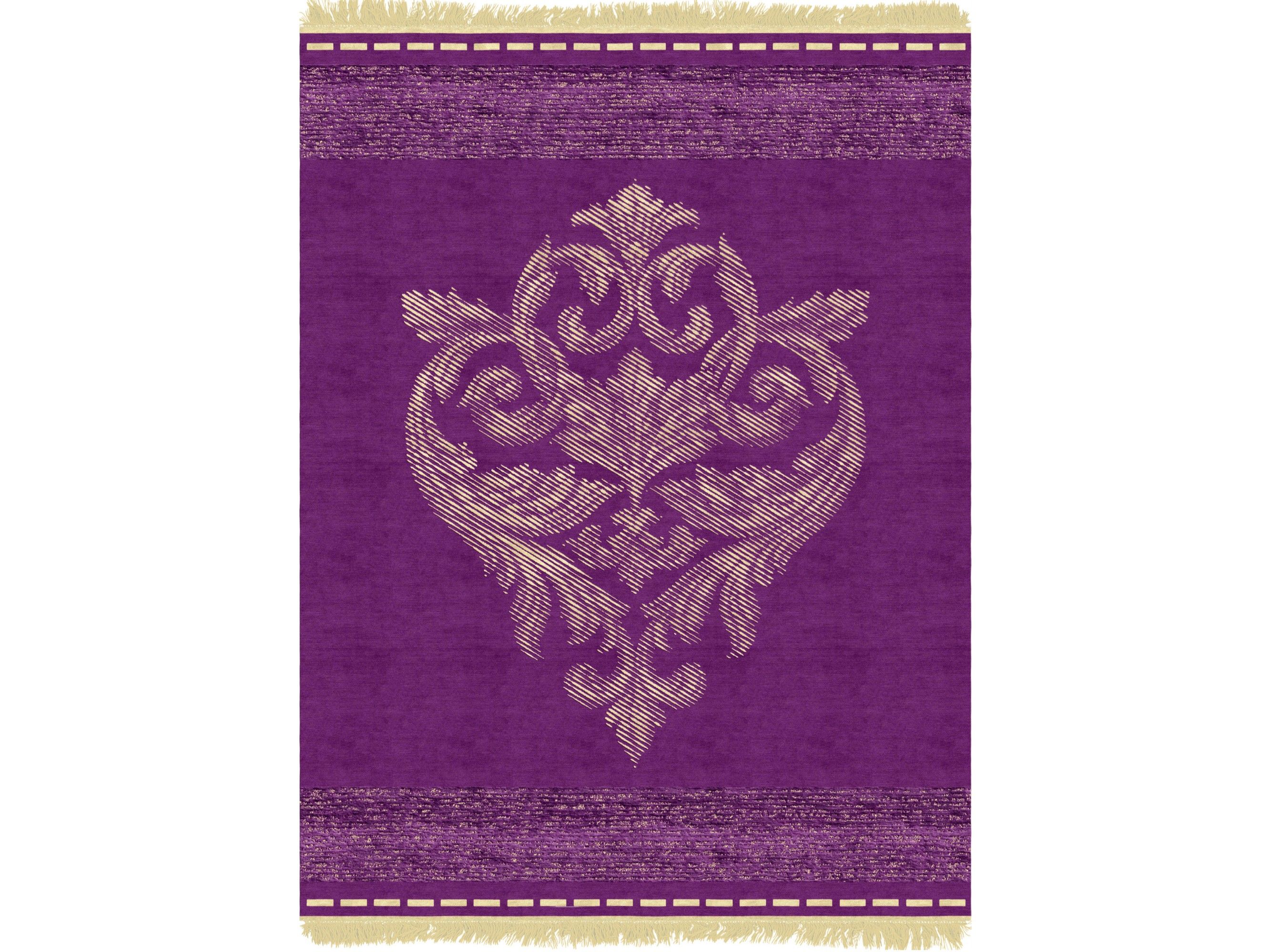 BEATRICE by Tapis Rouge - Tappeto fatto a mano in lana e seta