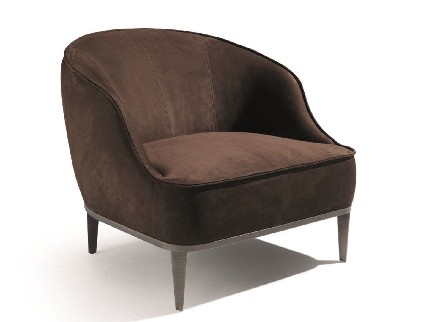 Leather armchair with armrests BETH Armchair Loveluxe Collection By