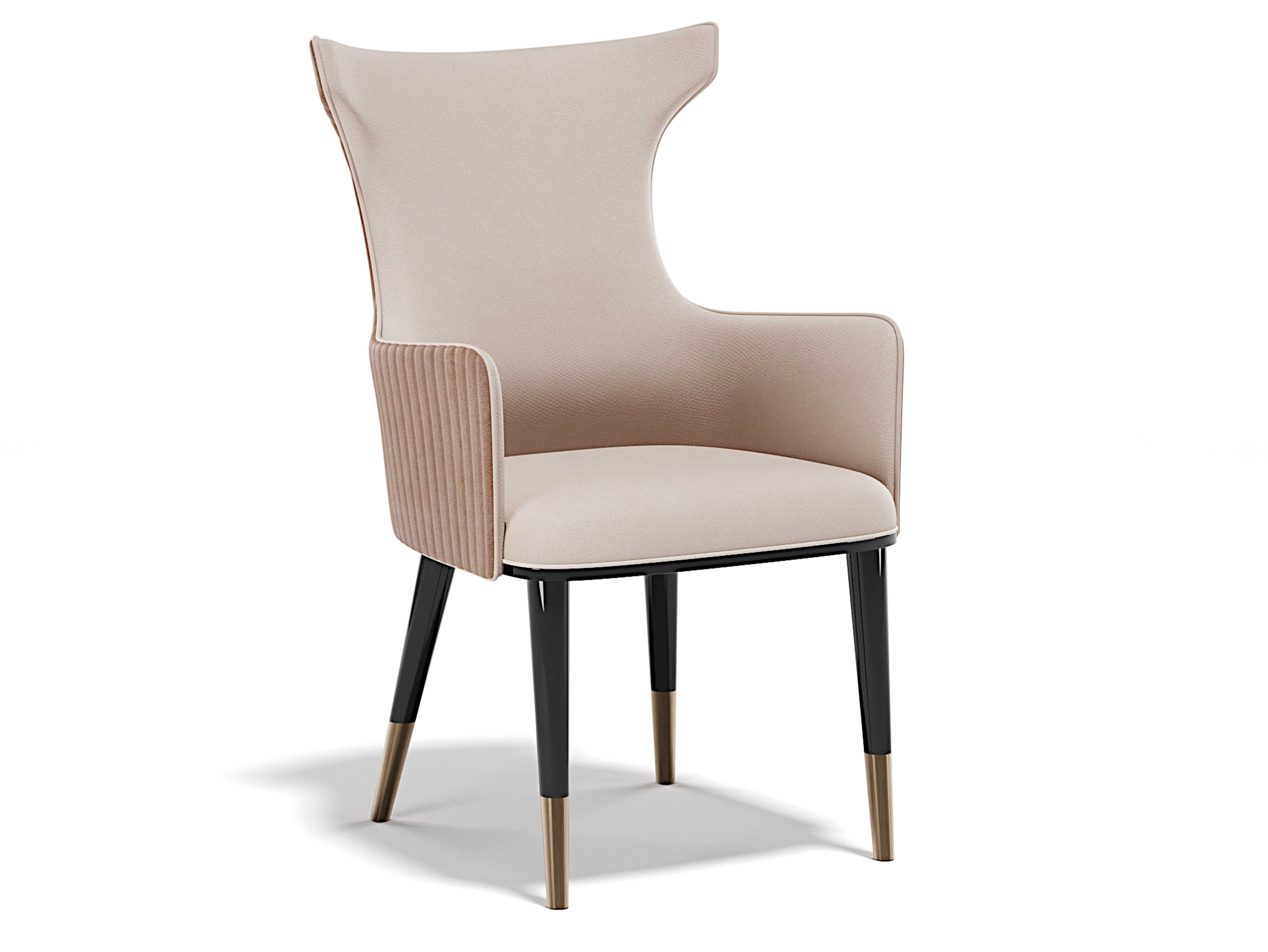 BEVERLY CB by Capital Collection - Sedia in tessuto con braccioli