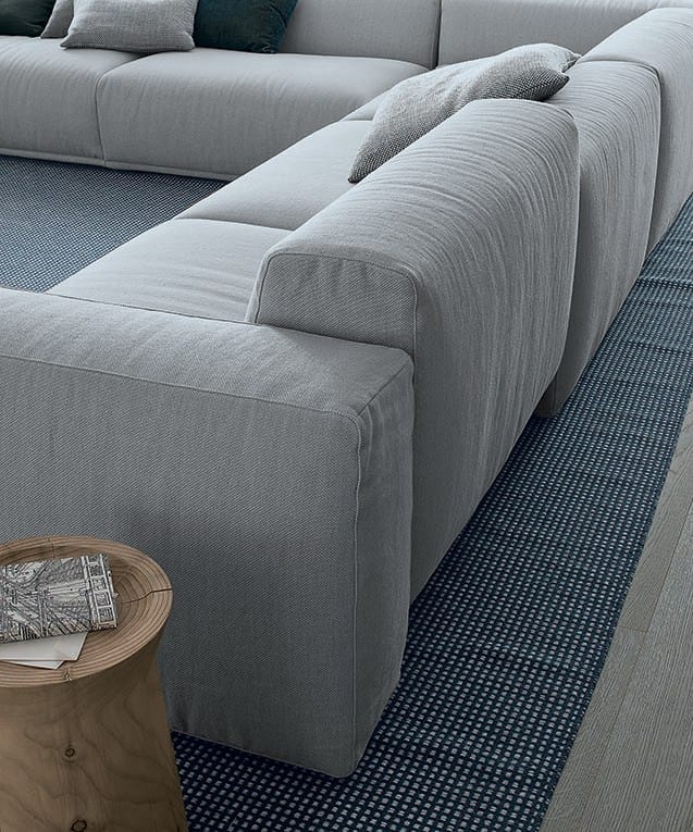 Corner sectional fabric sofa with removable cover BOLTON Corner sofa