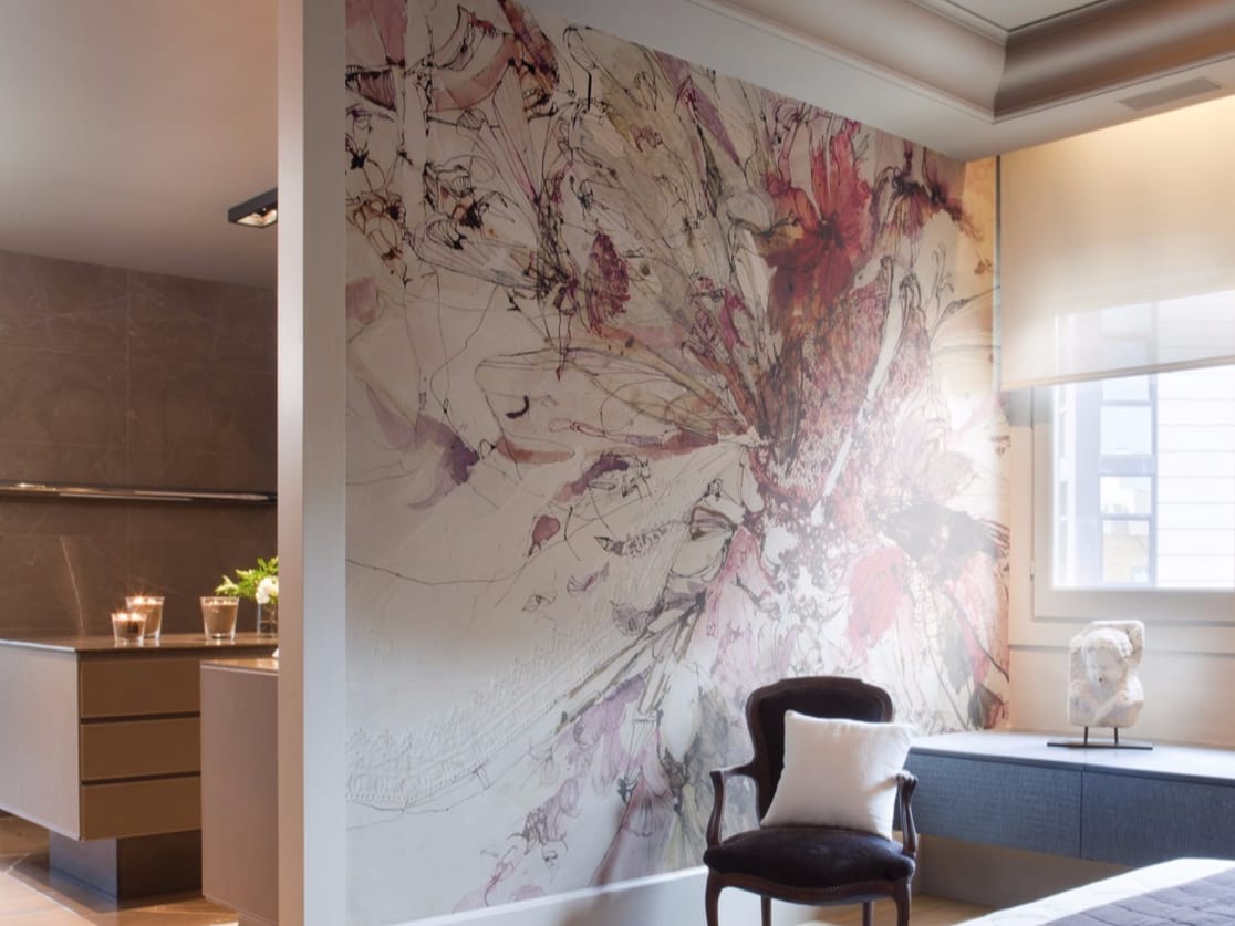 COLLECTION 2014 Artistic wallpaper with floral pattern By Inkiostro