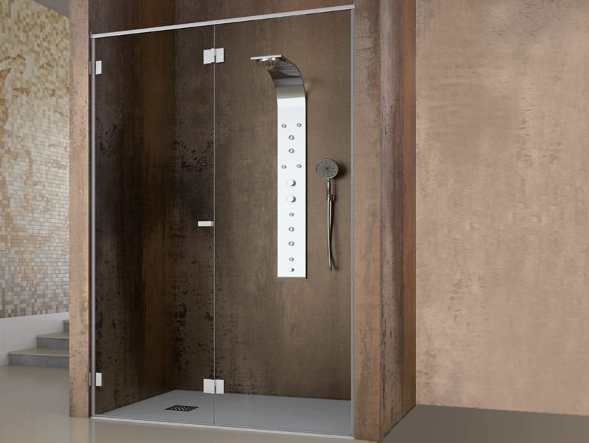 Aluminium Shower door kit BX2600 By Metalglas Bonomi