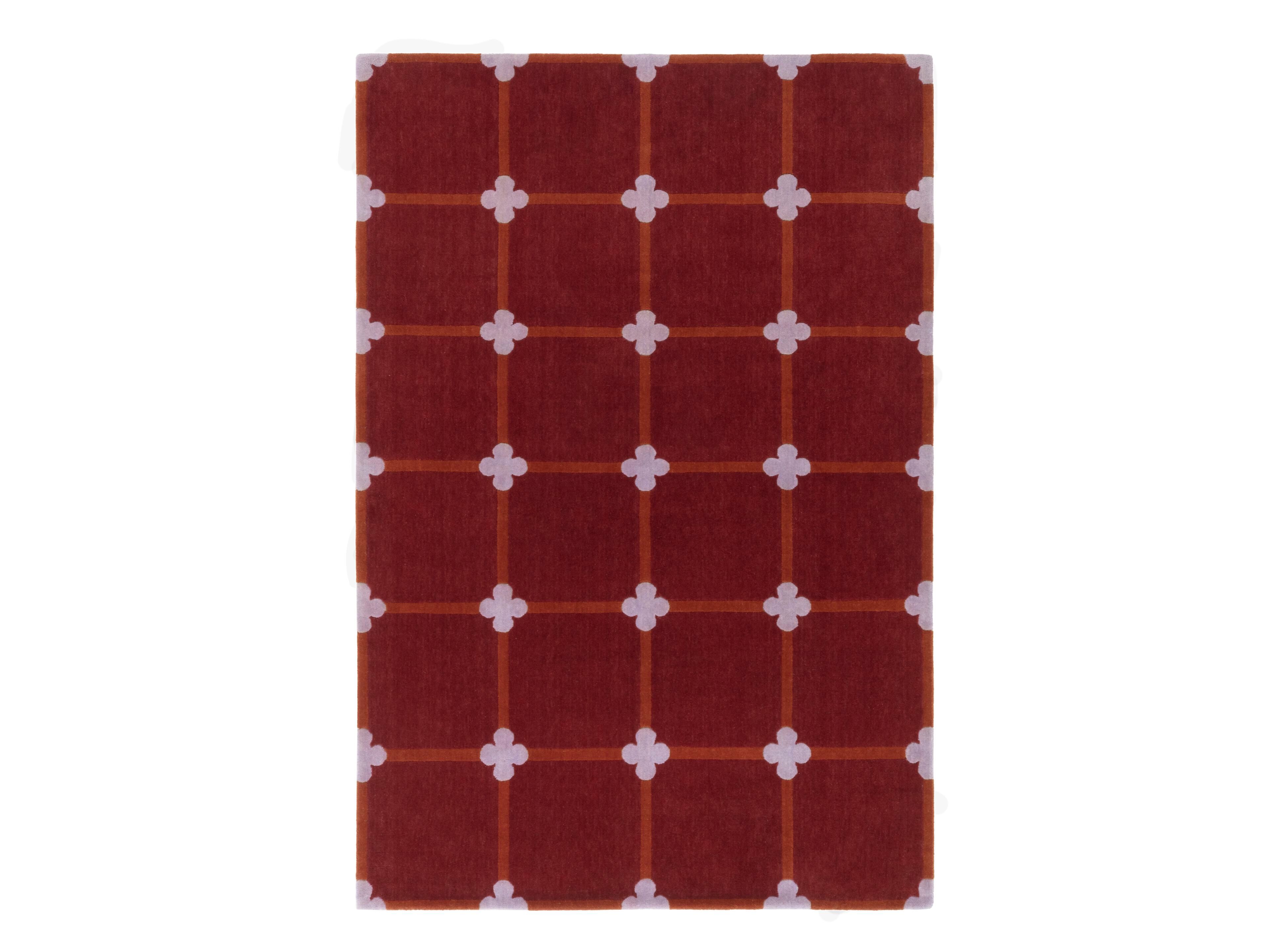 FLOWER GRID by cc-tapis - Tappeto a motivi fatto a mano in lana - 4